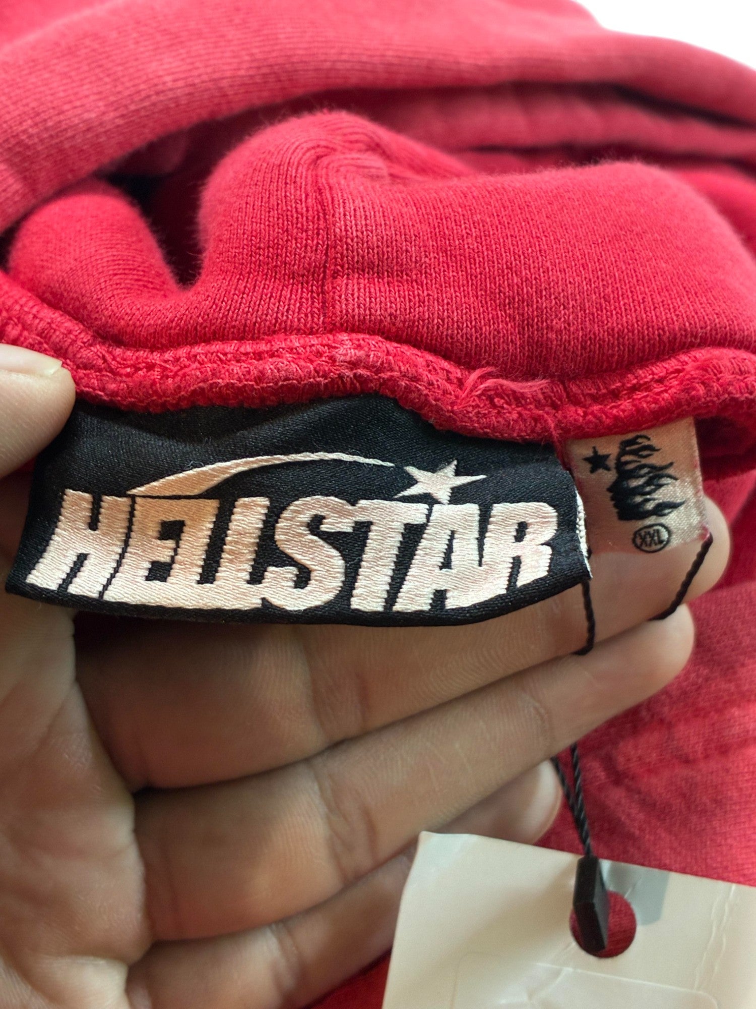 Hellstar Hoodie Red Sport Logo