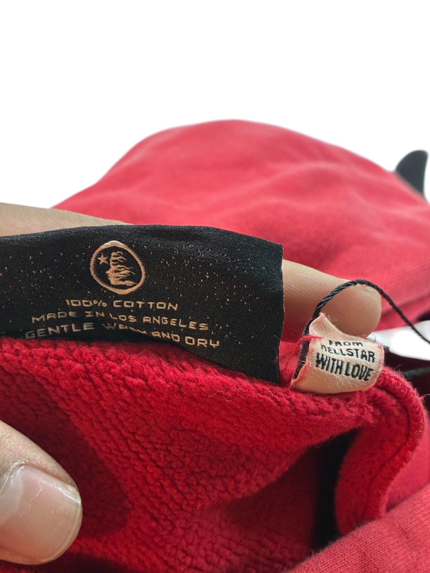 Hellstar Hoodie Red Sport Logo