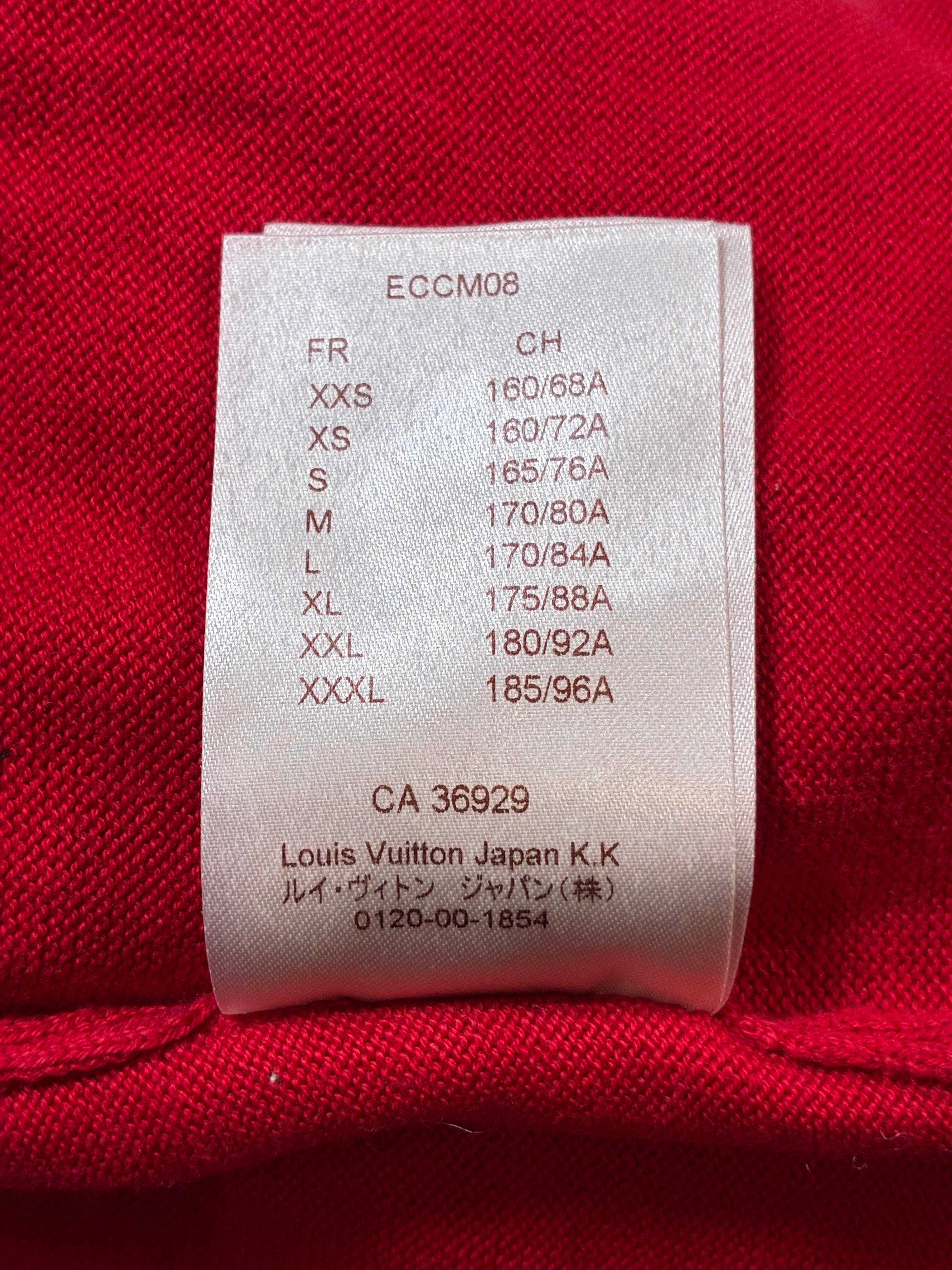 LV Knit Red Hoodie