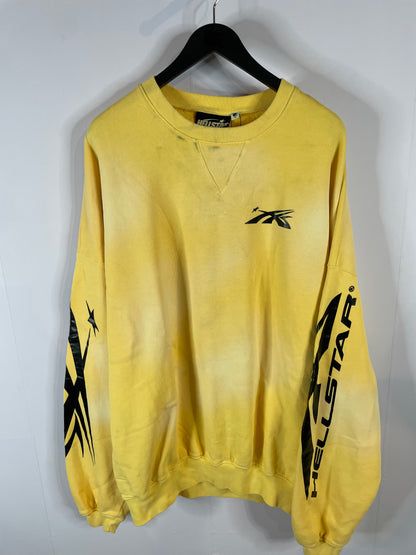 Hellstar Crewneck Yellow Black New Large