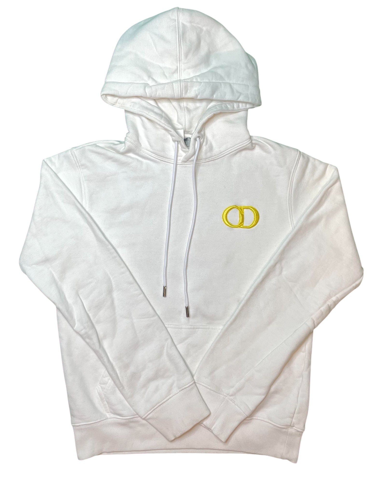 Dior CD Logo Hoodie White Yellow