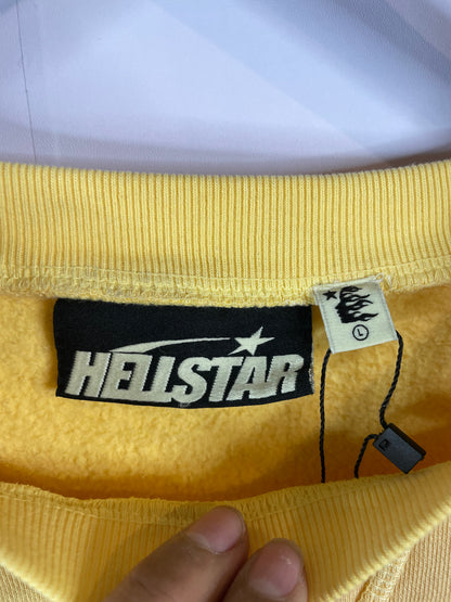 Hellstar Crewneck Yellow Black New Large