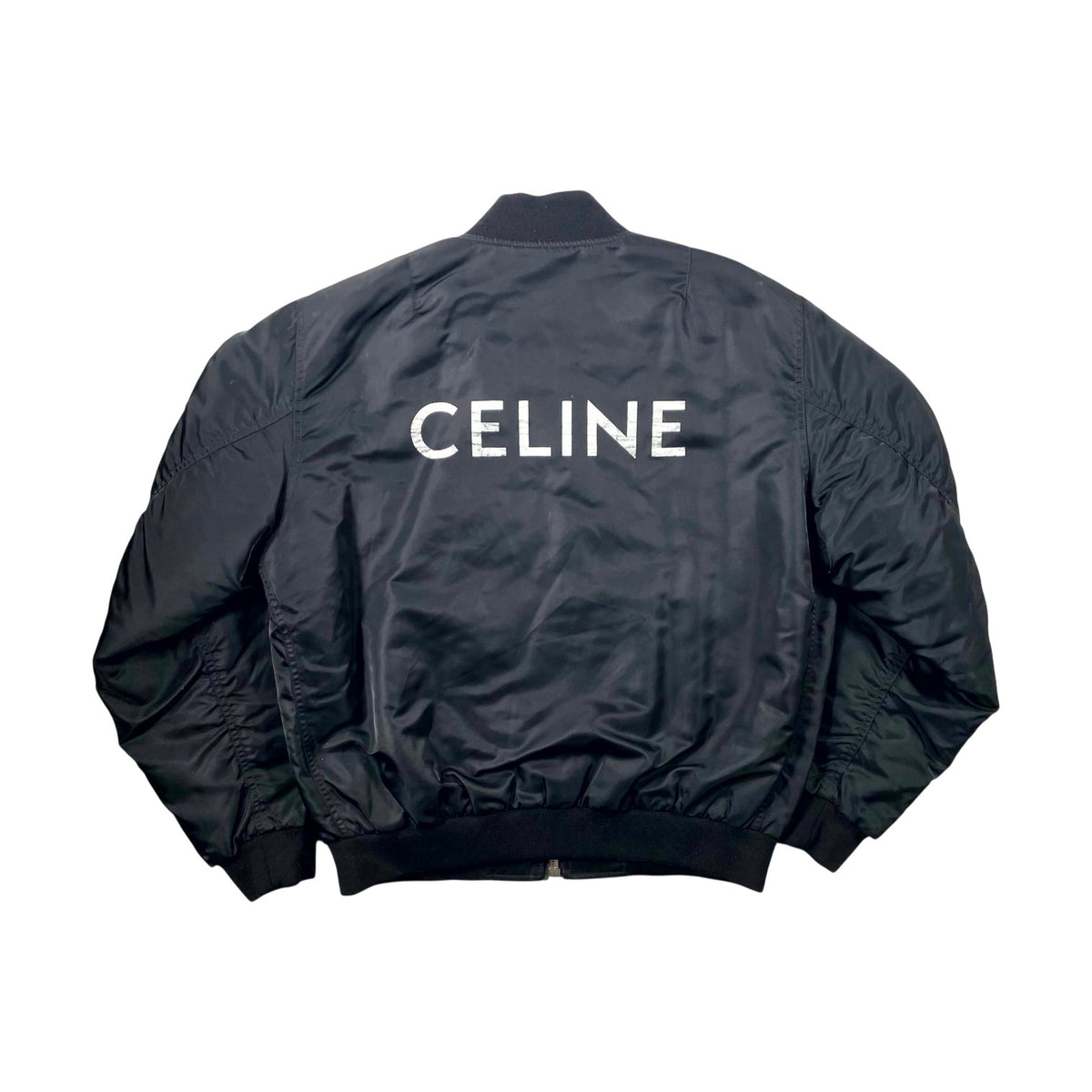 Celine Black Bomber Jacket
