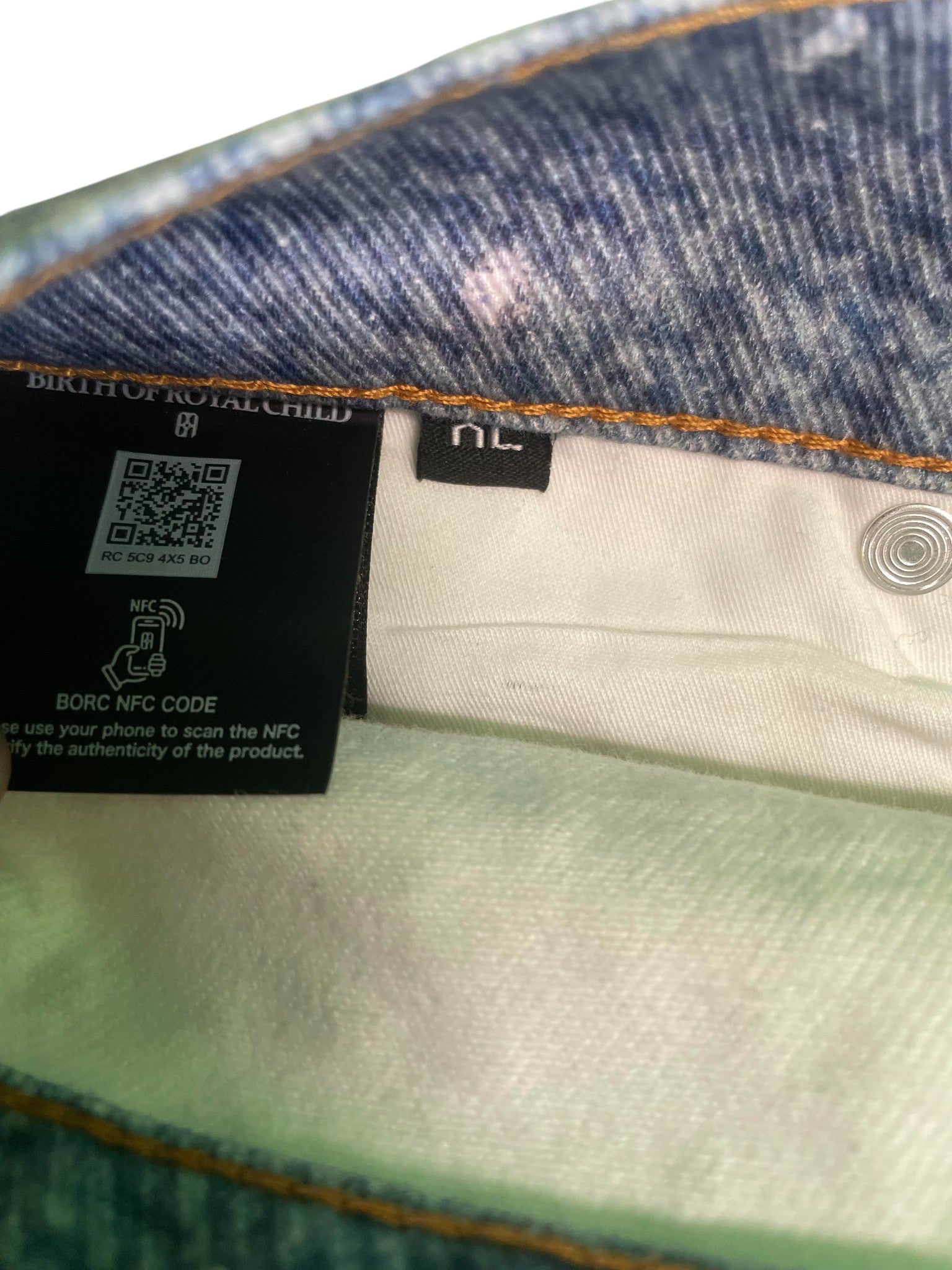 Birth of Royal Child Light Wash Jeans