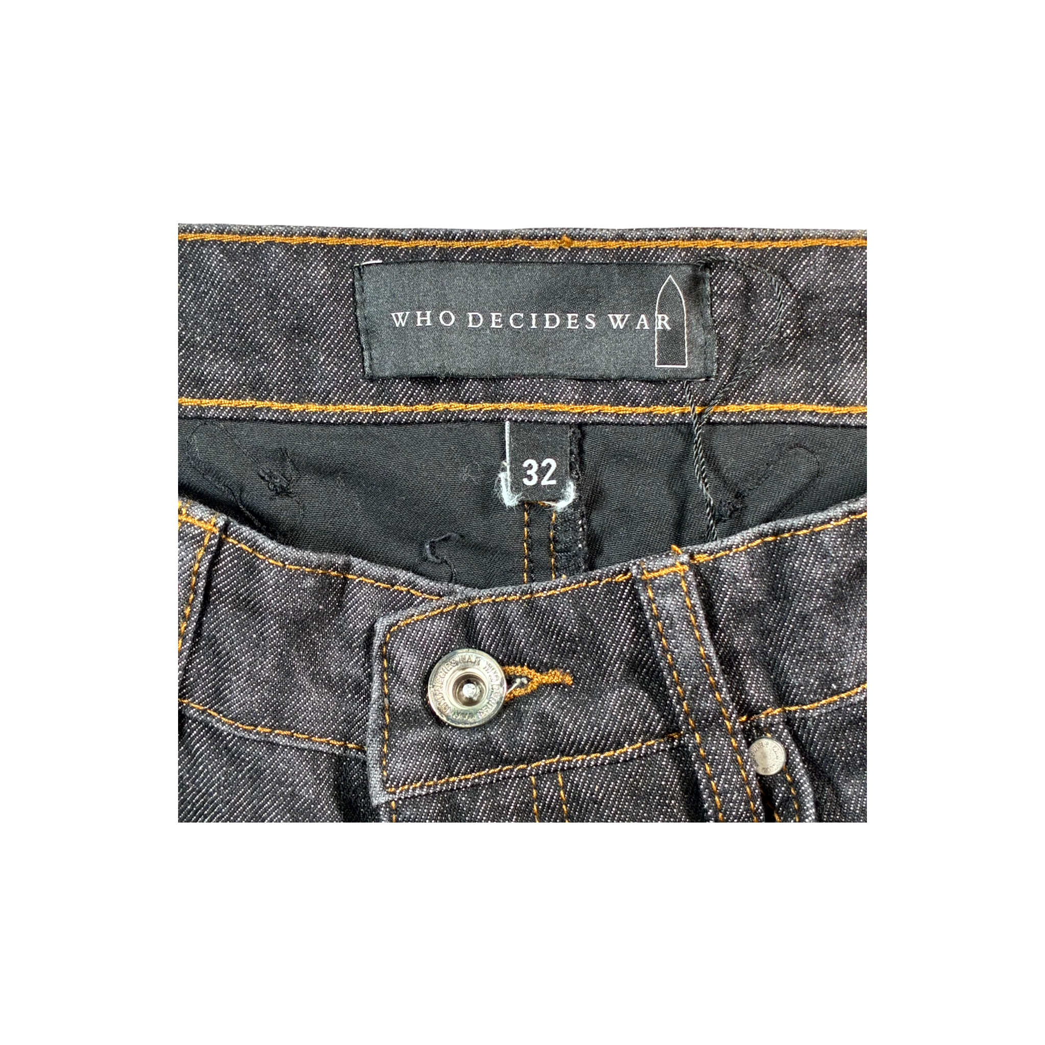 WDW Tire Track Black Jeans