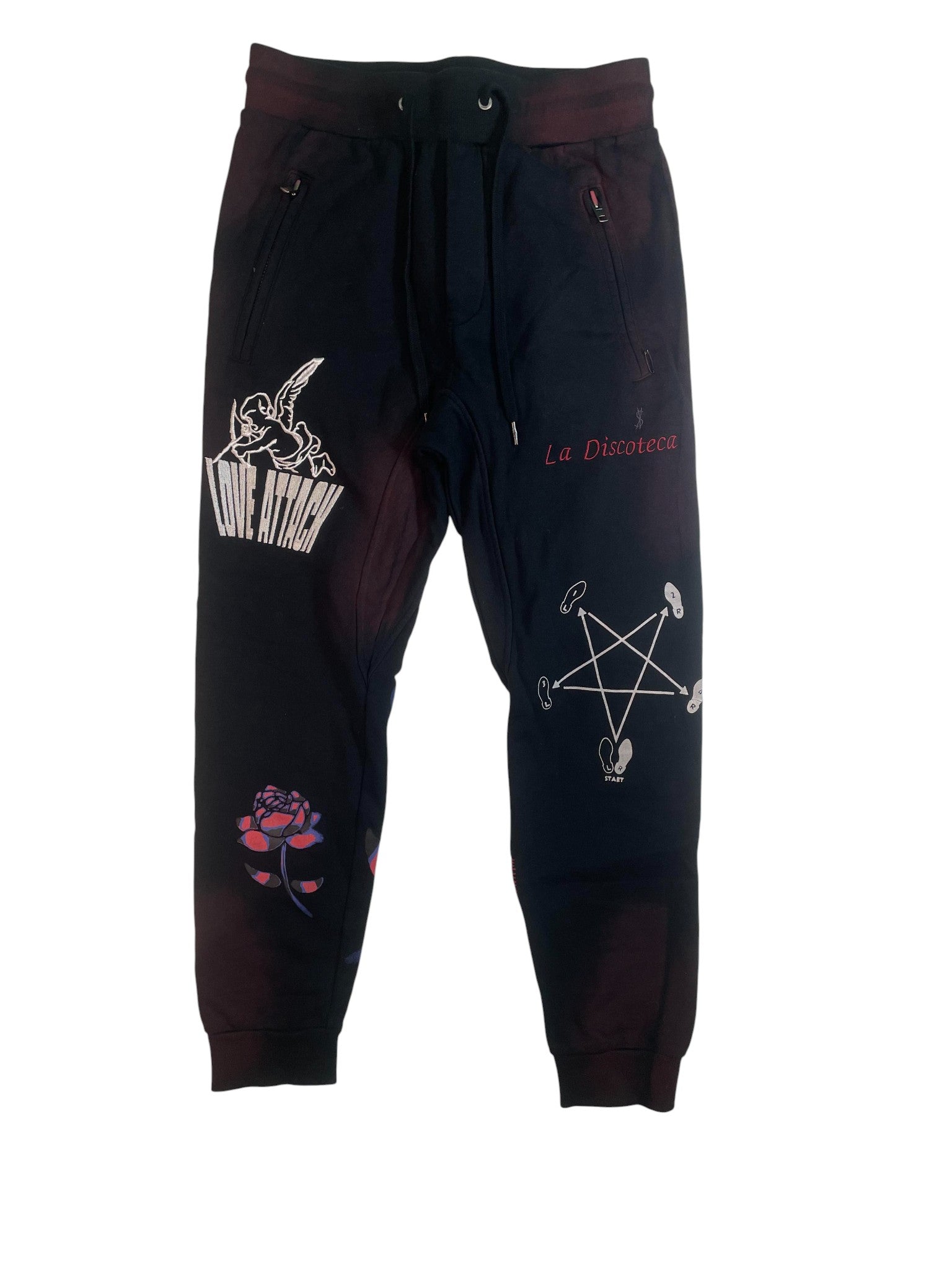 Ksubi 'Love' Black & Red Sweats