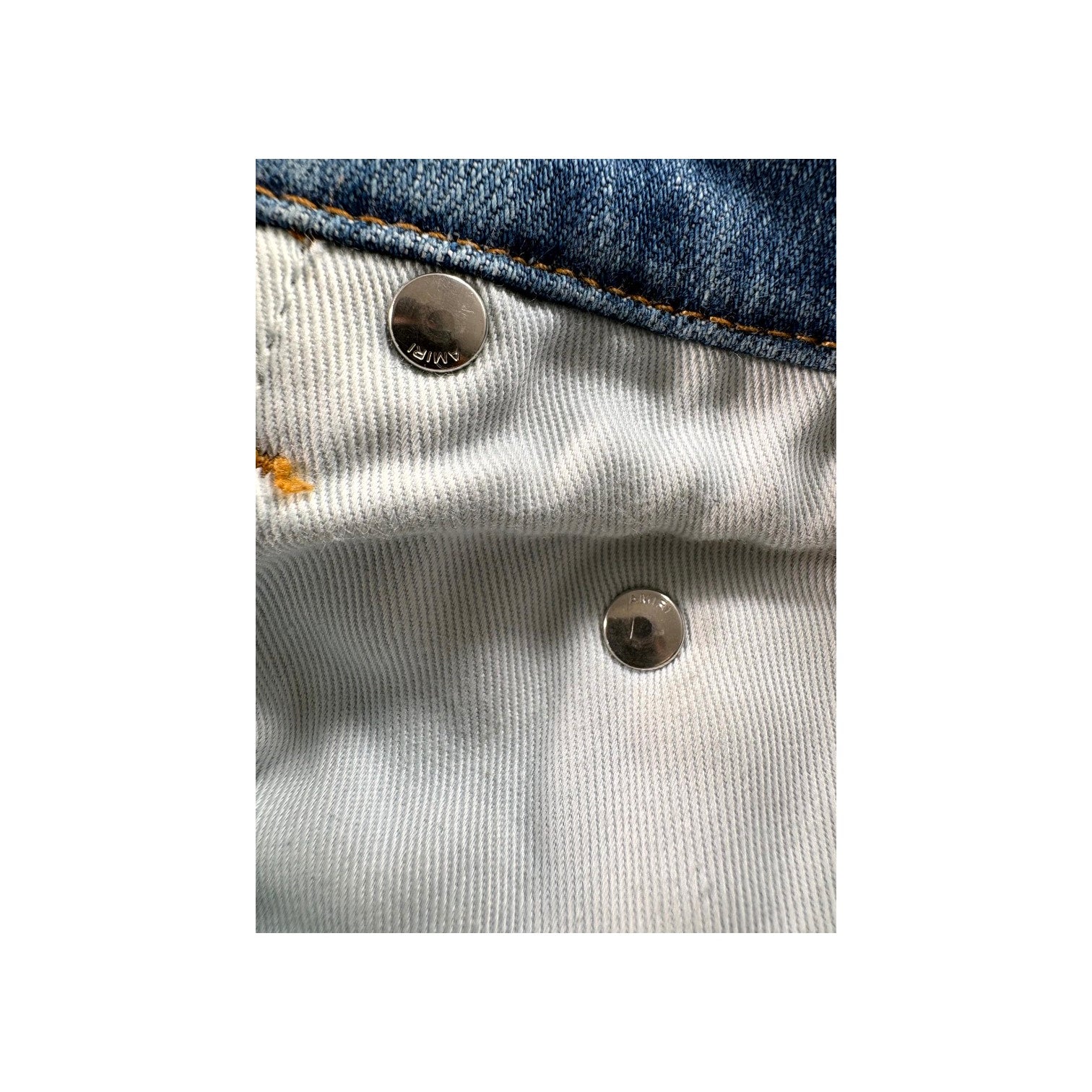 Amiri "MX1" Aloha Patch Light Wash Jeans