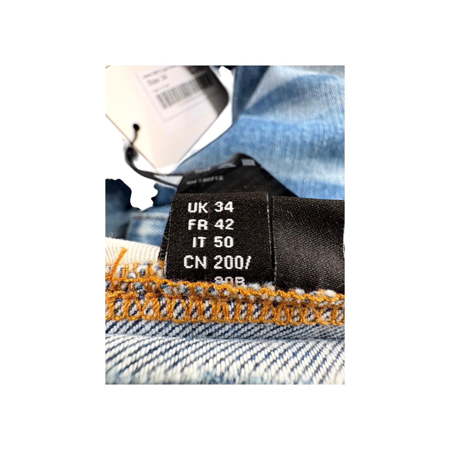 Amiri "MX1" Aloha Patch Light Wash Jeans