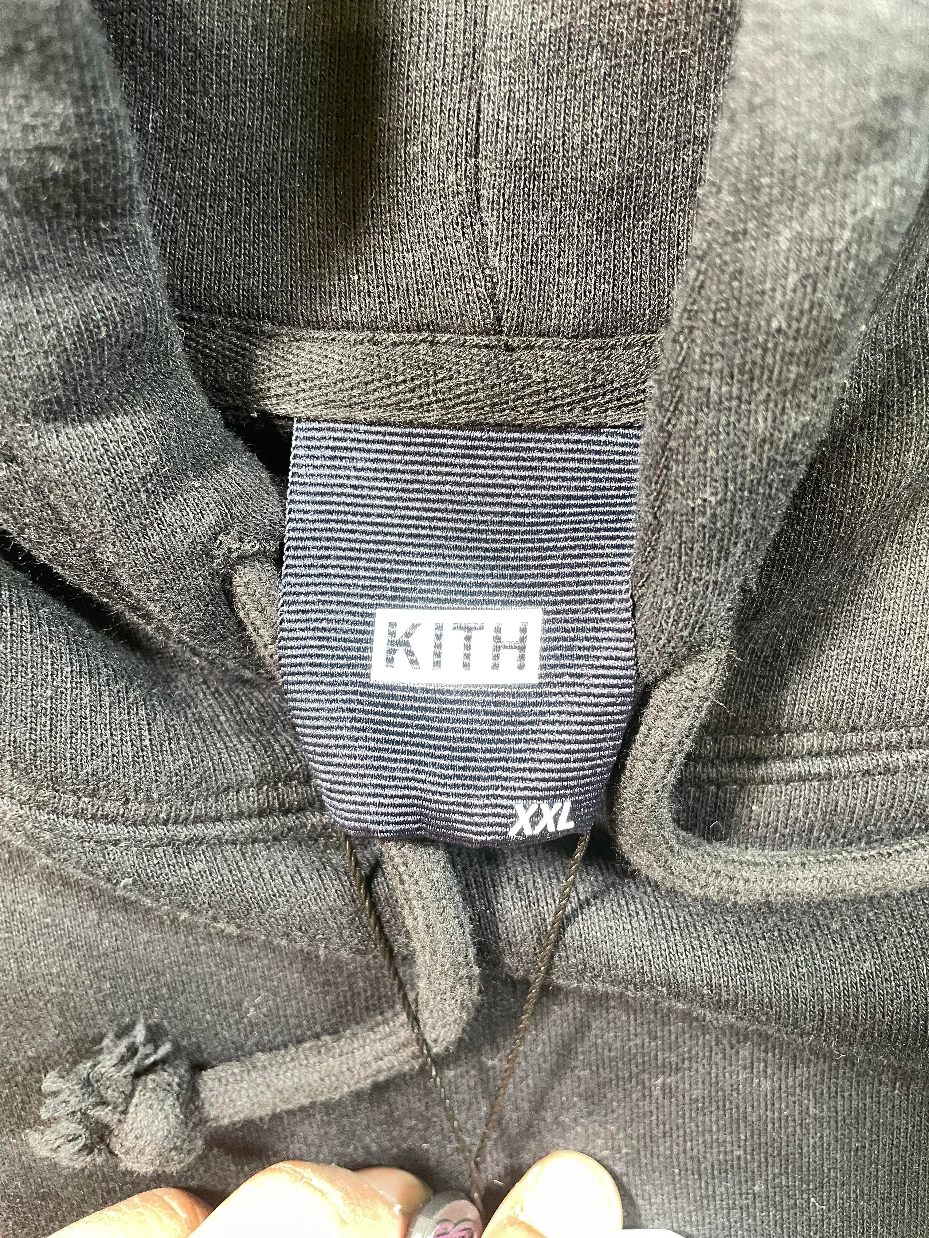 Kith Dreidel Logo Black Hoodie