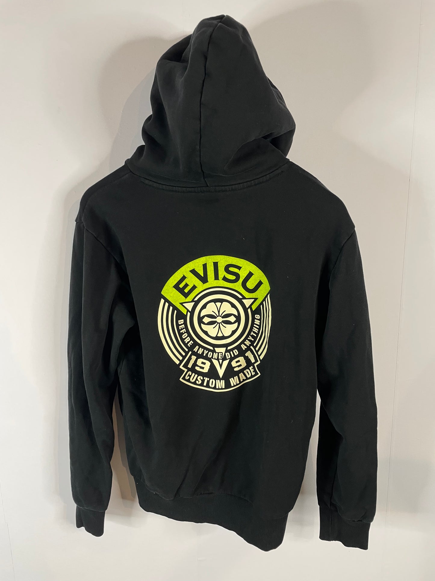 Evisu Sweatsuit Black Cream Lime Green Used Small