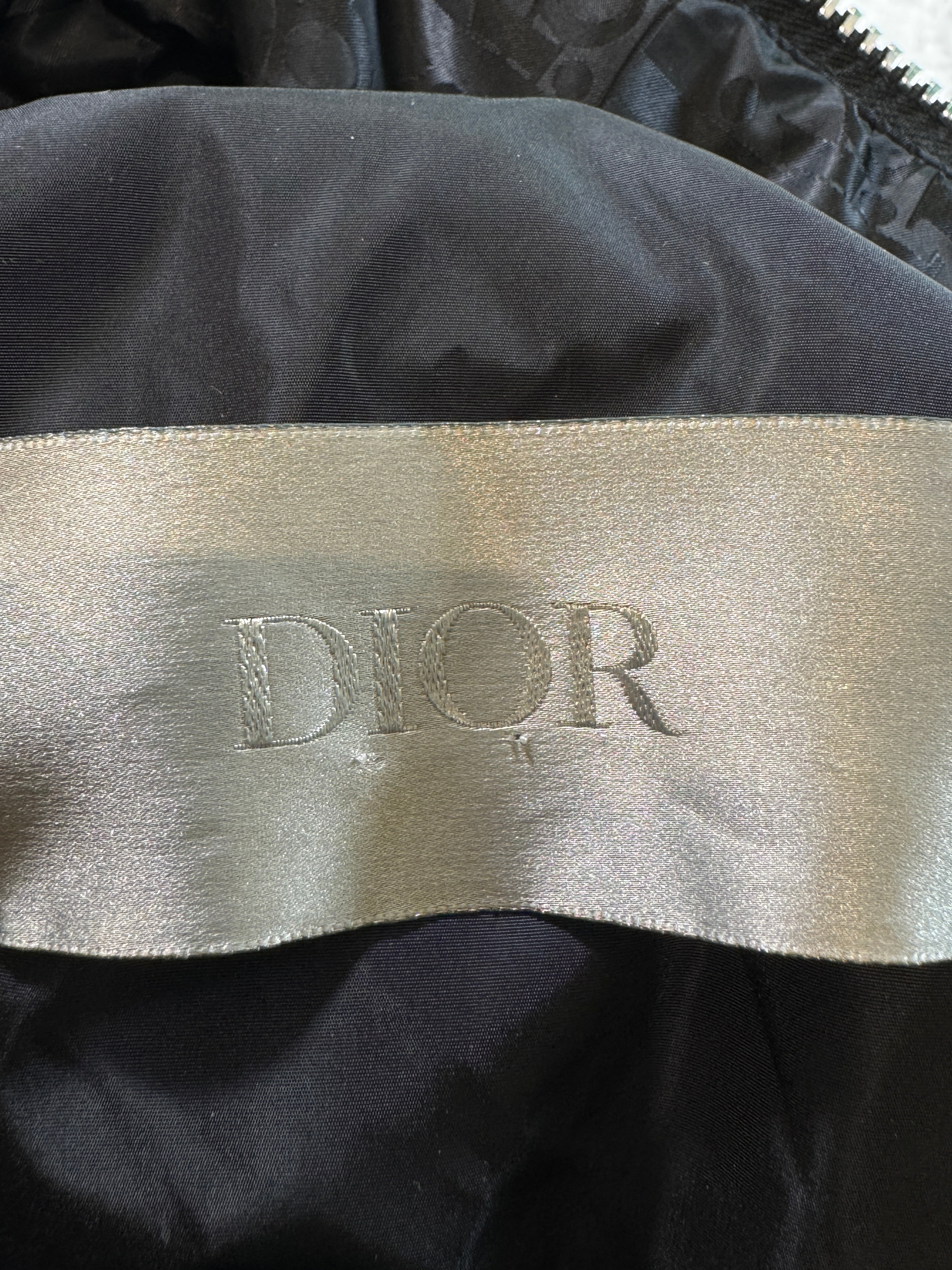 Dior Oblique Puffer Black Jacket