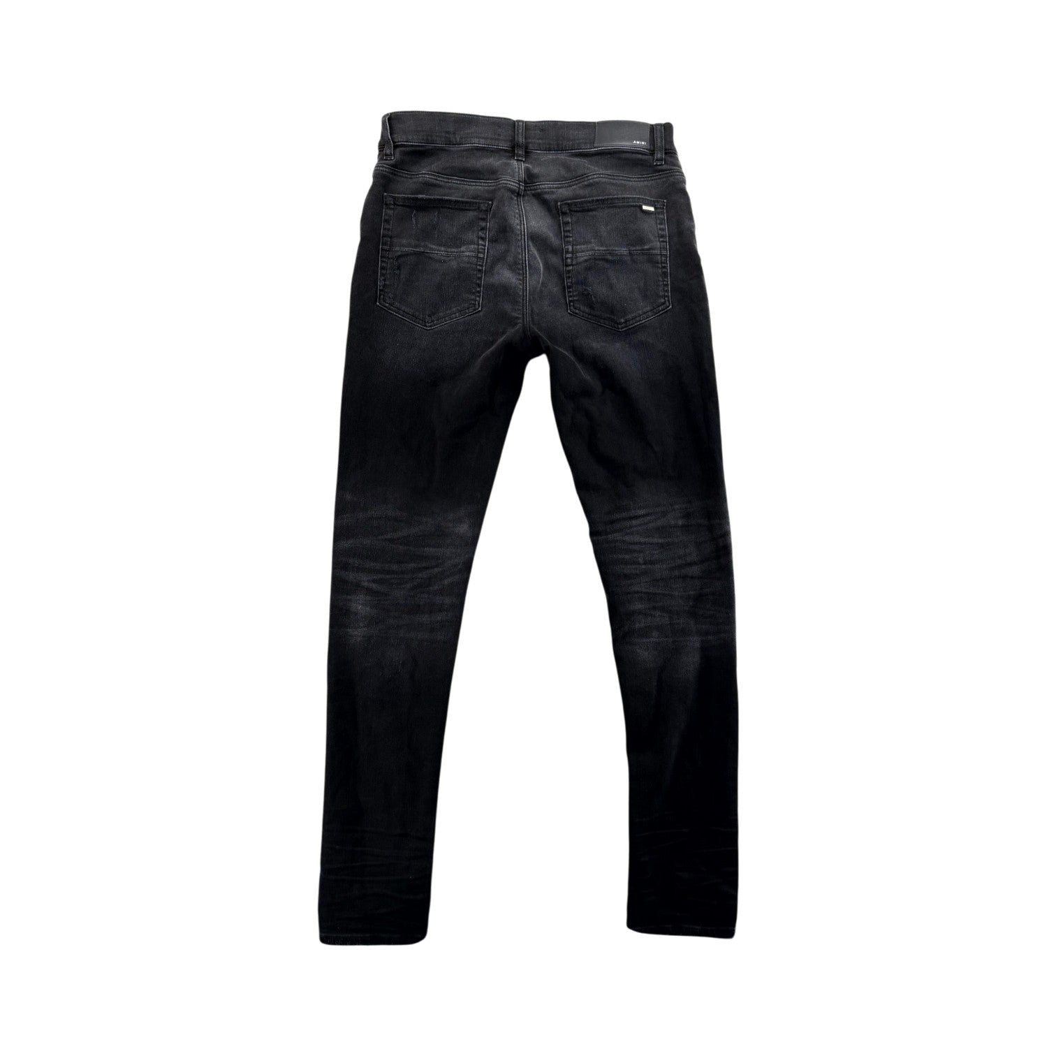 Amiri "MX1" Patch Black Wash & Red Jeans