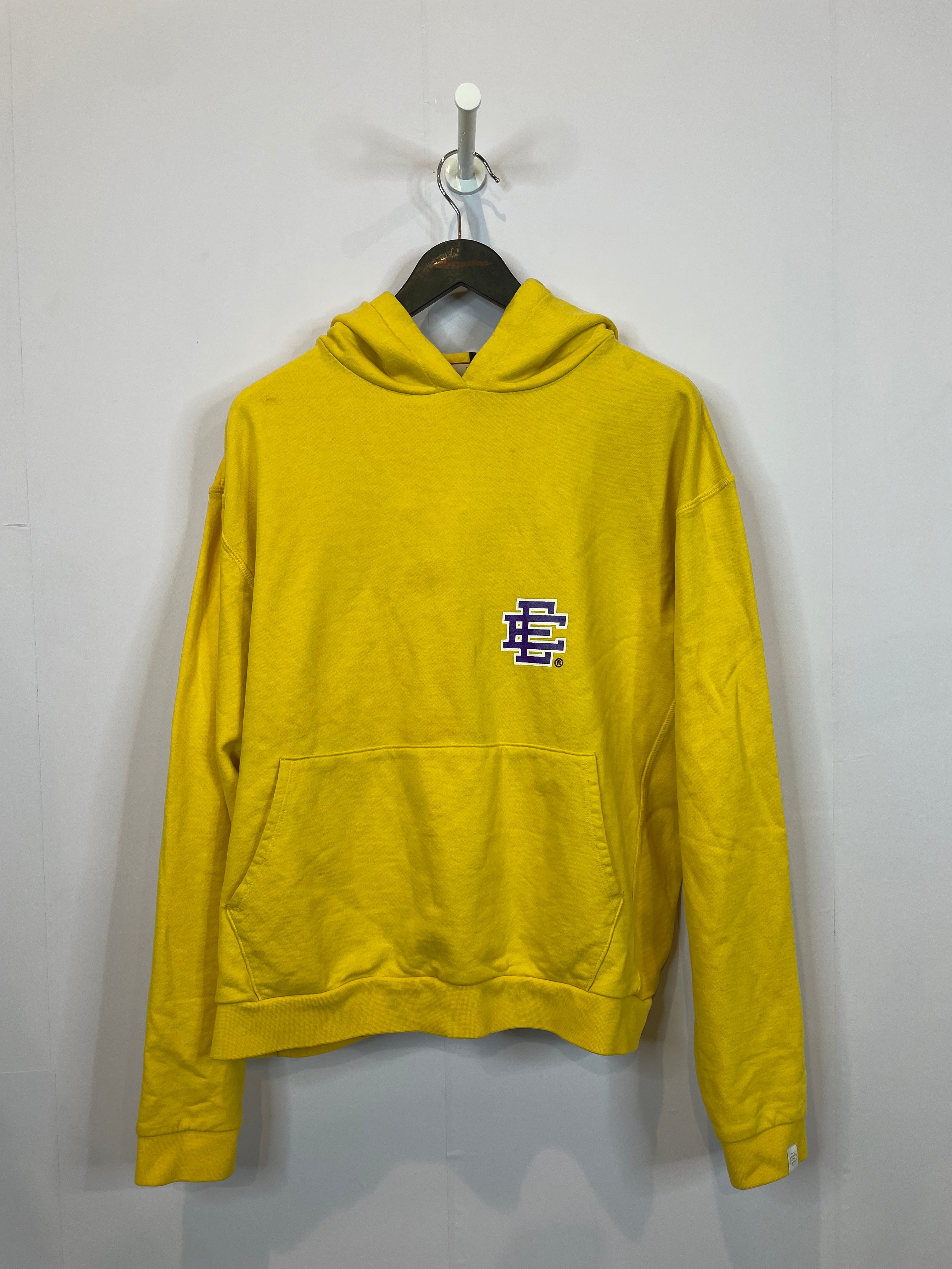 EE Hoodie Yellow Purple Used Large