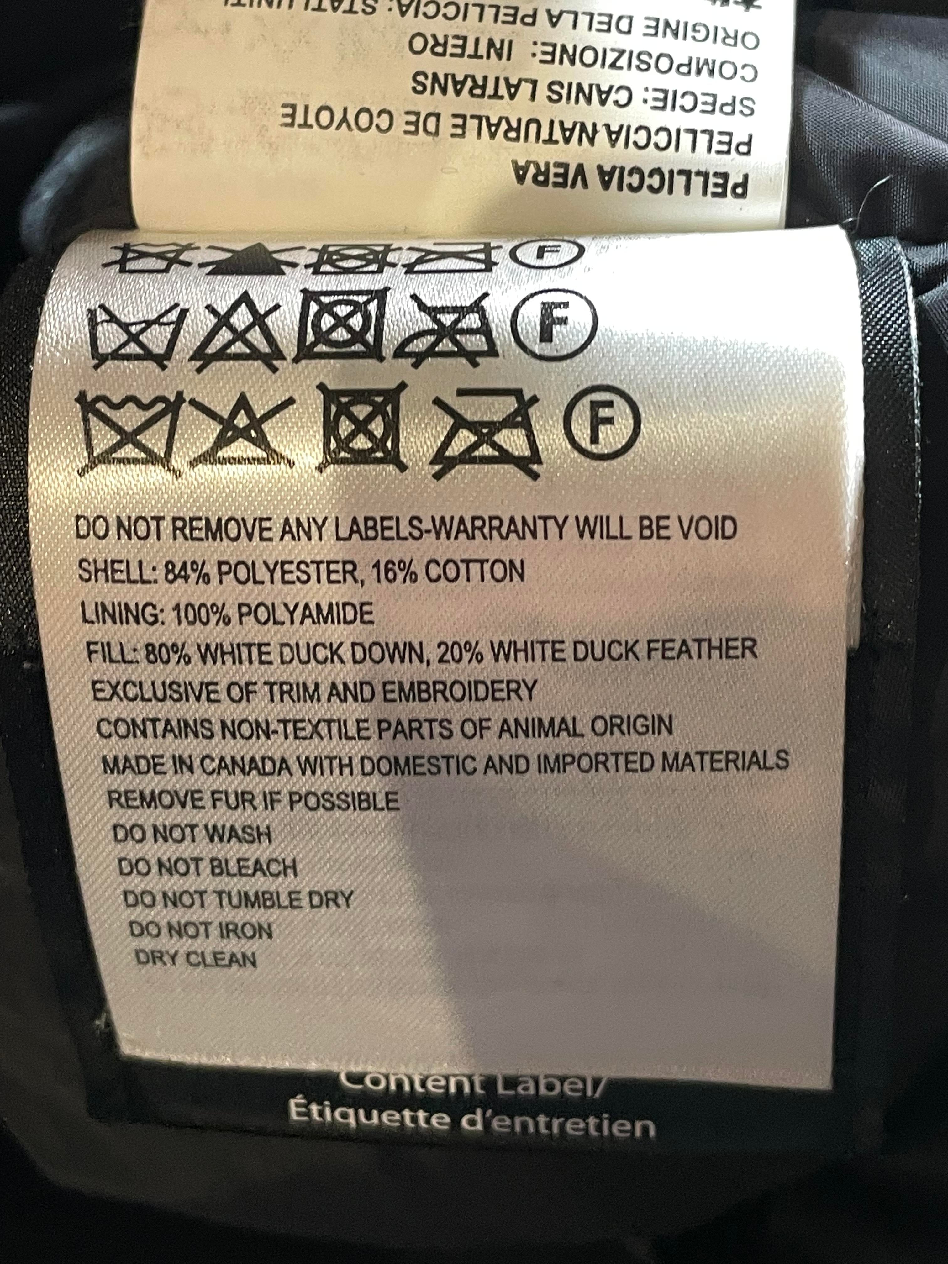 Canada Goose Expedition Brown Fur Black Jacket