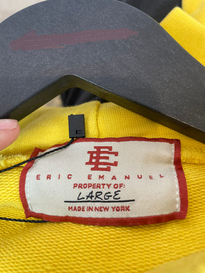EE Hoodie Yellow Purple Used Large