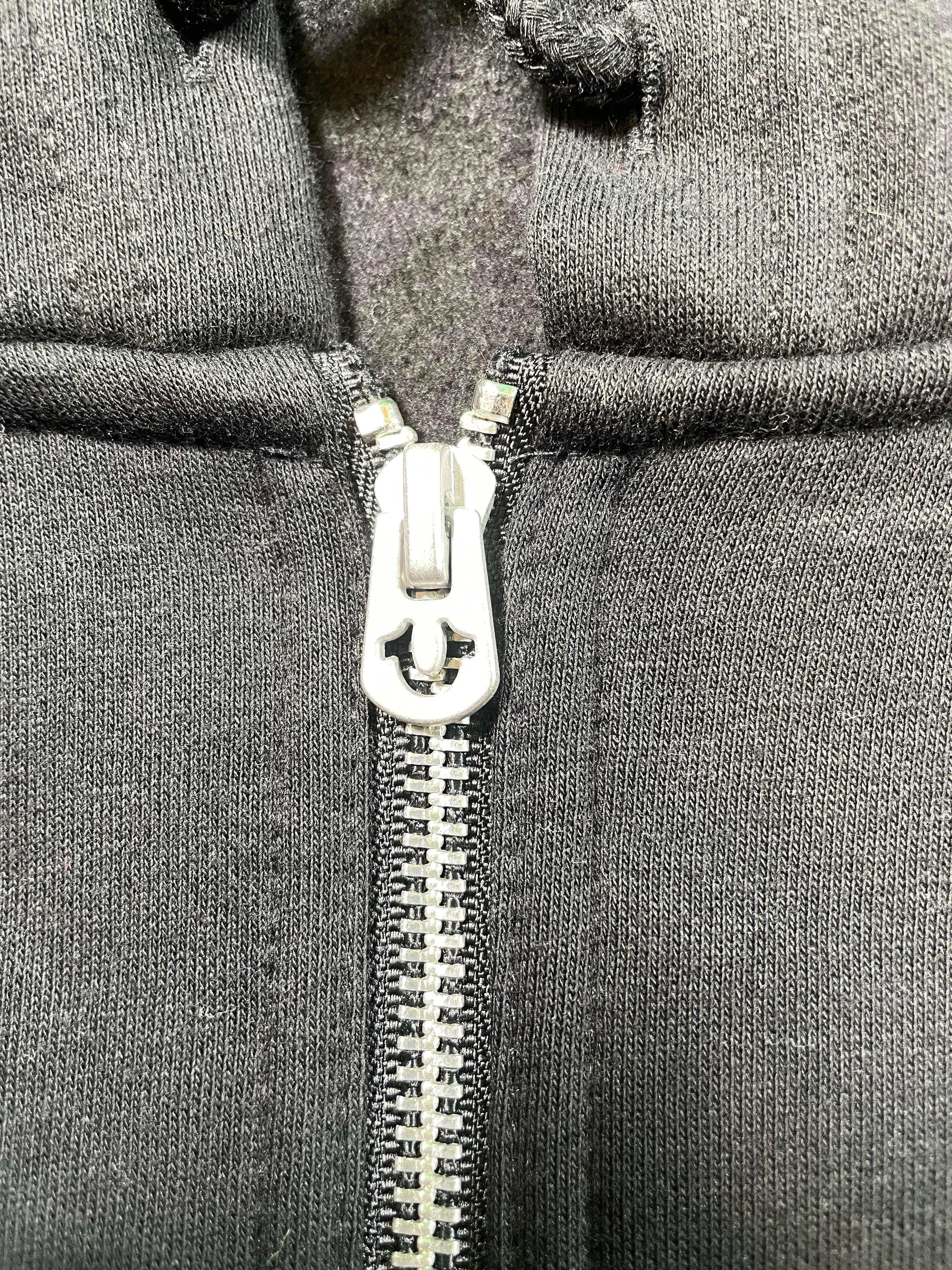 True Religion Overt Arch Logo Zip Up