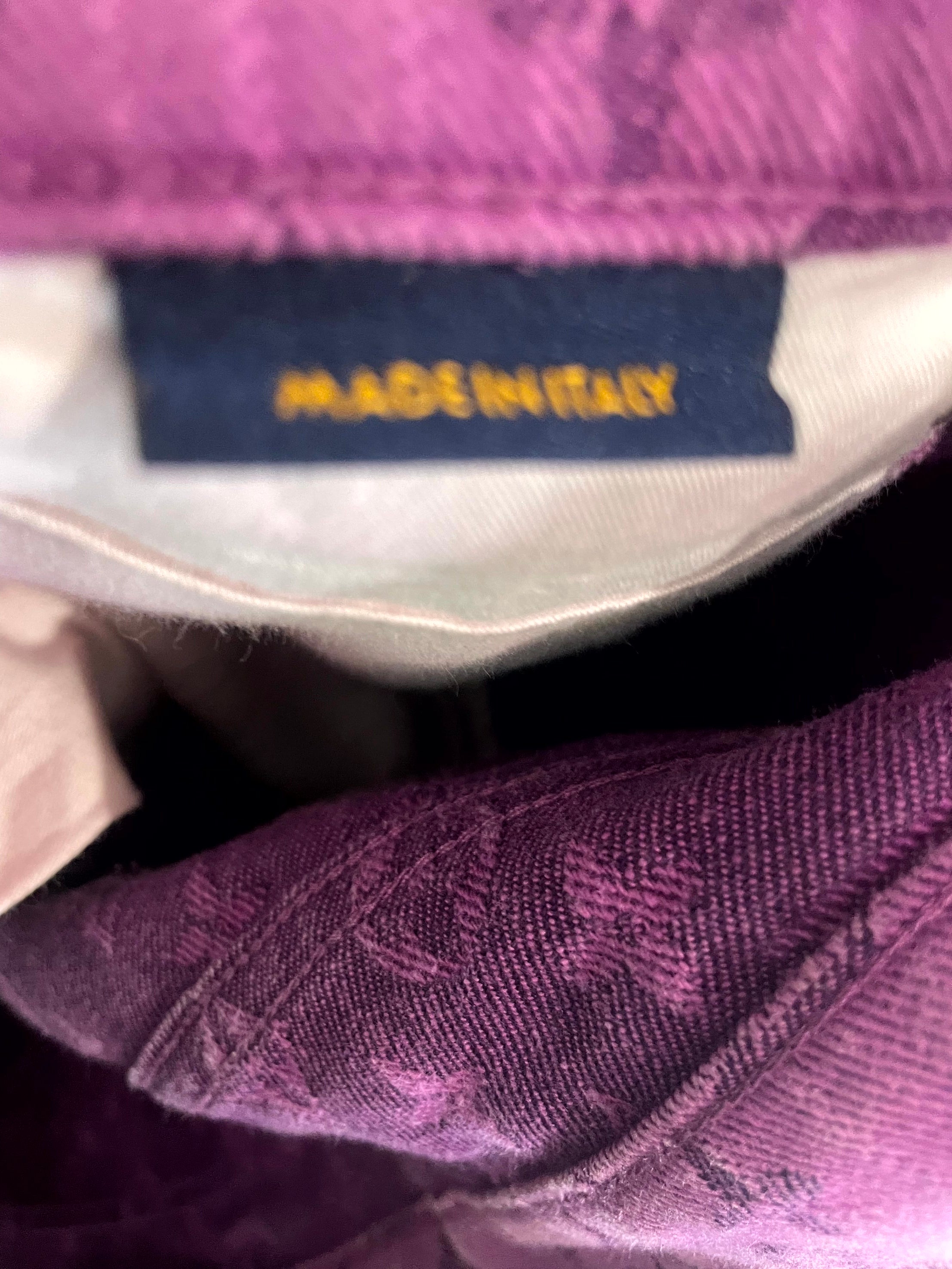 Louis Vuitton 'Monogram Denim' Purple Jeans