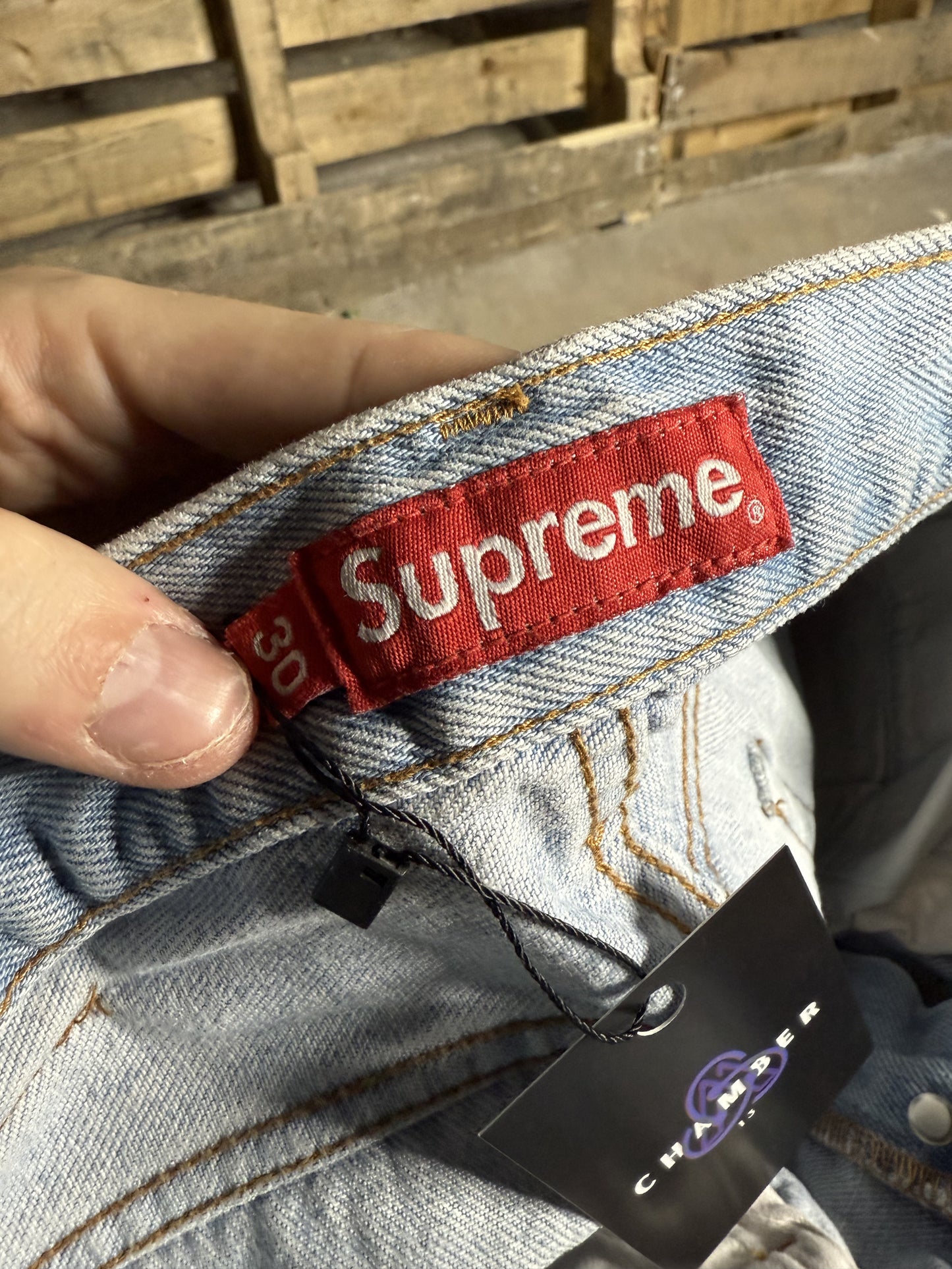 Supreme Jeans Light Wash 30 Used