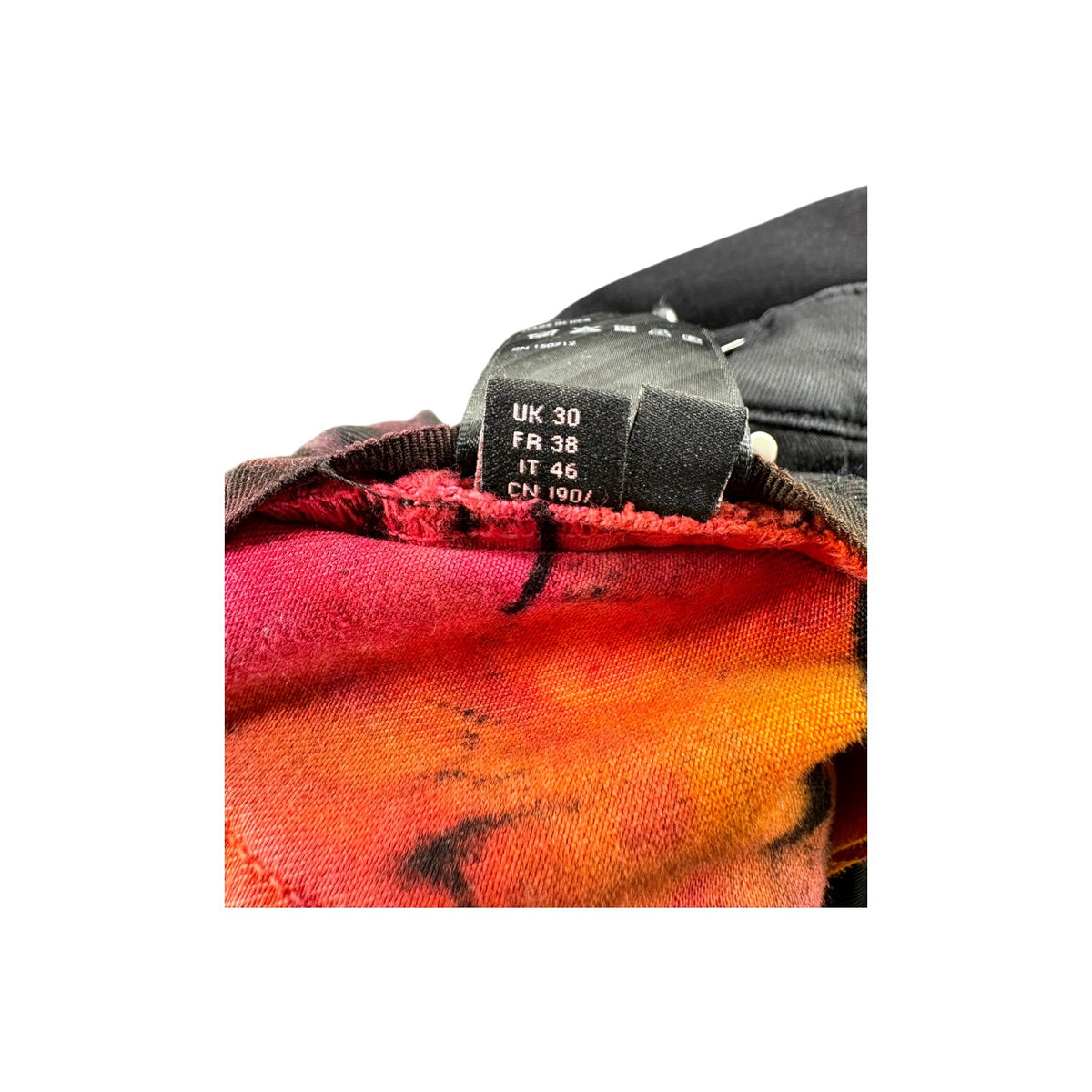 Amiri Tie Dye Black Jeans