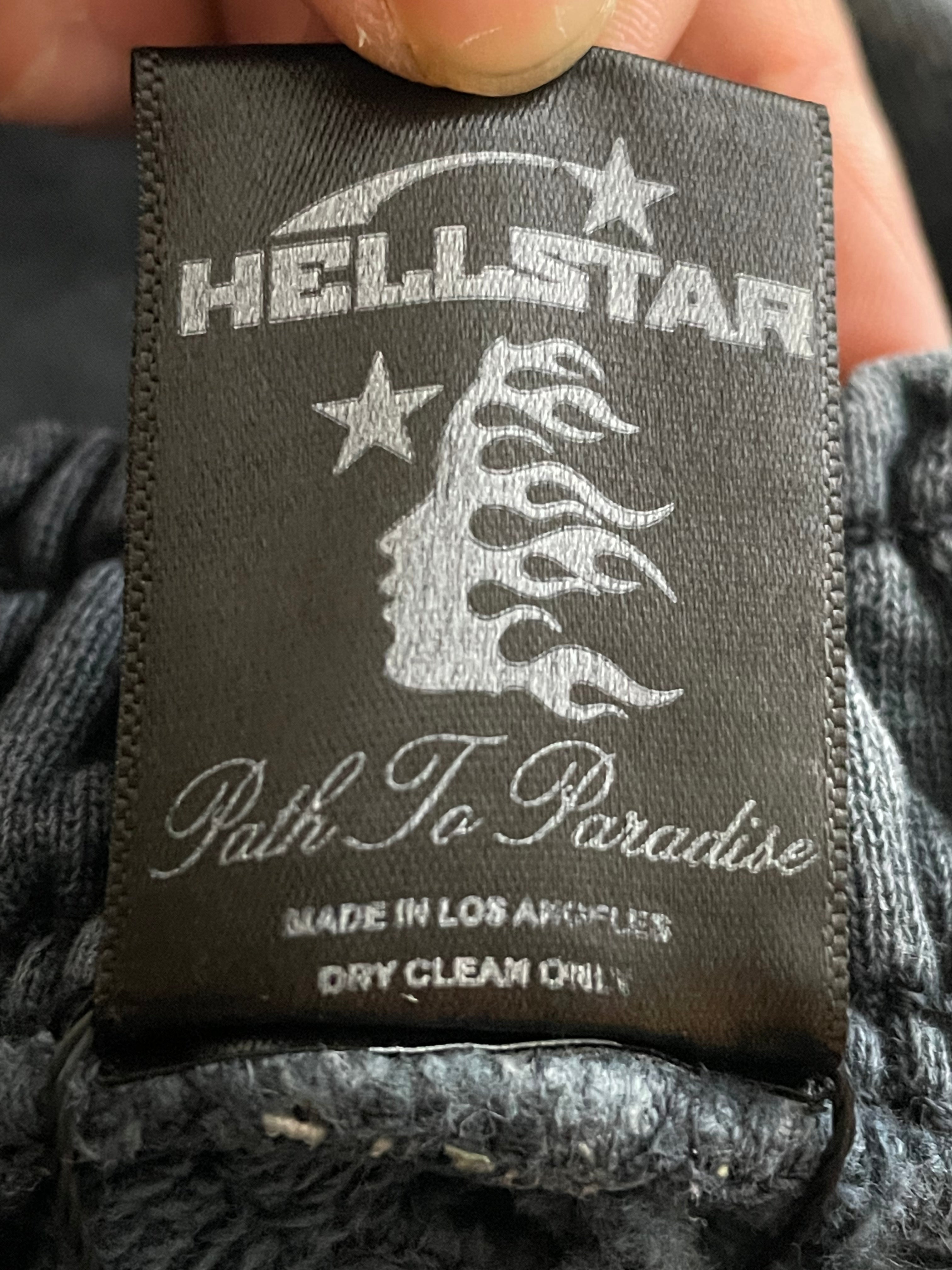 Hellstar Flare Black Wash (Faded) Sweatpants