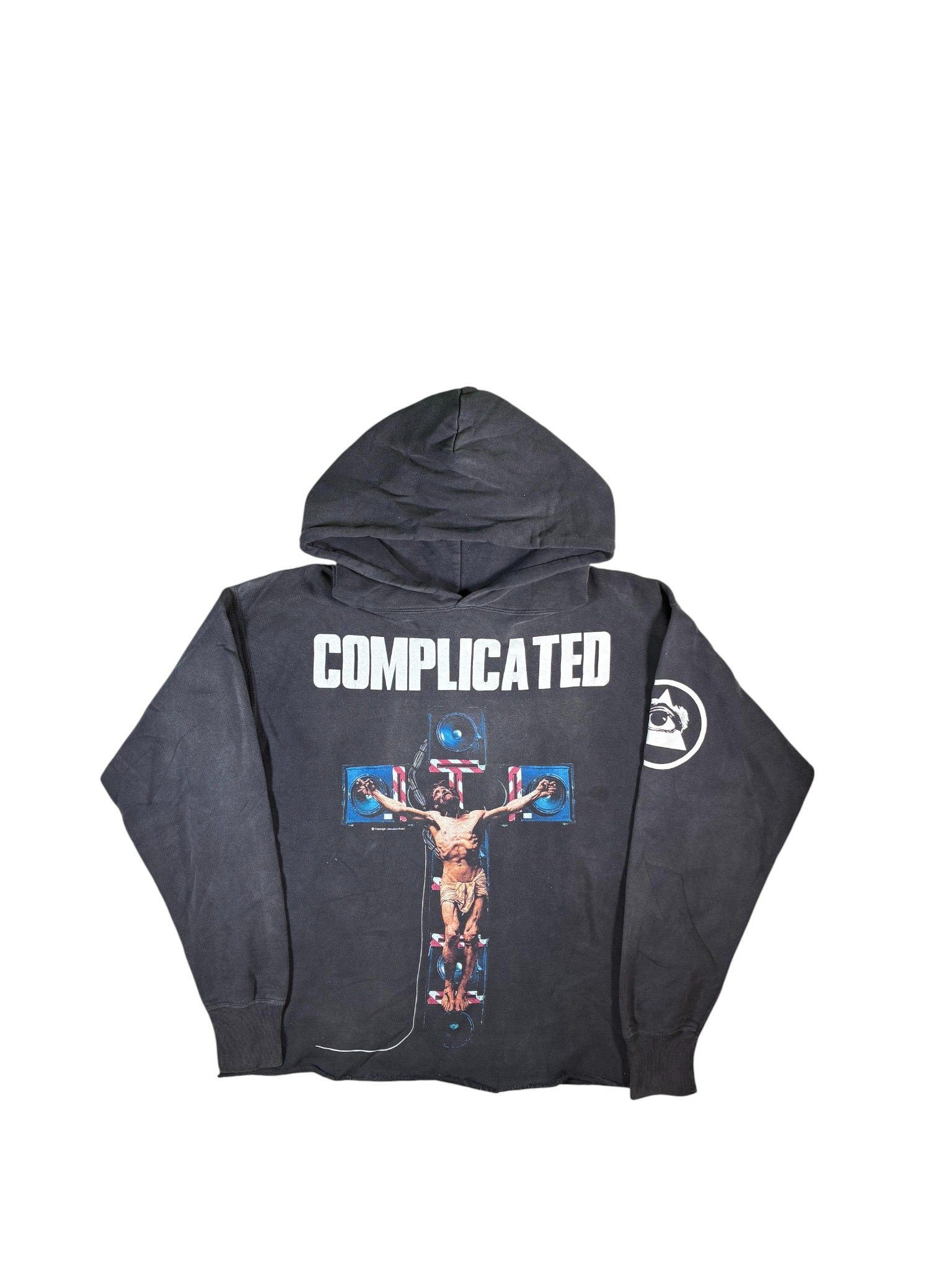 Saint Michael Complicated Grey Hoodie