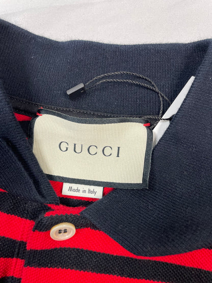 Gucci Polo Bee Red Stripe size:Small Used
