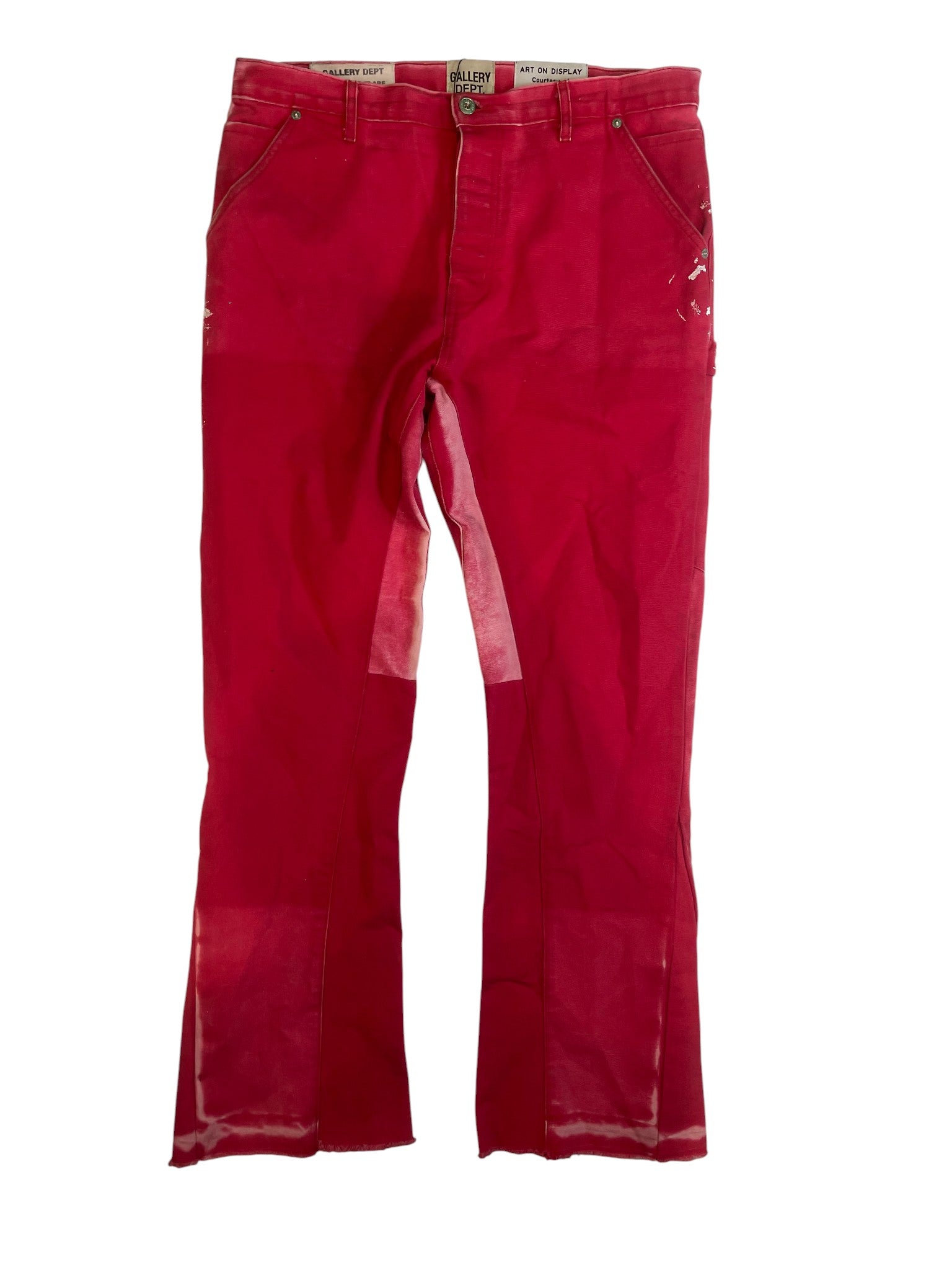 Gallery Dept 'Flare' Red Jeans