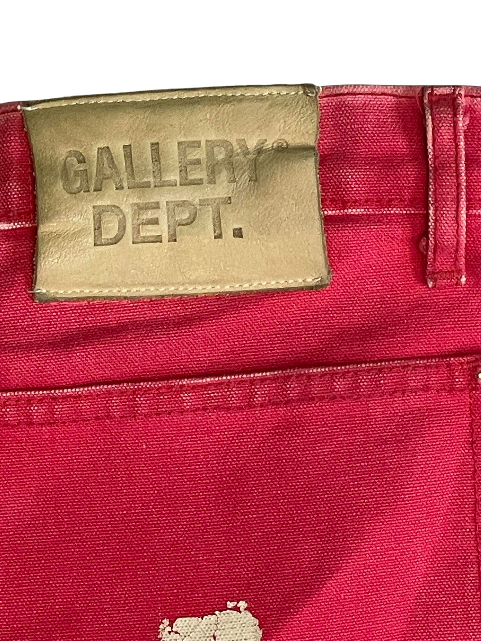 Gallery Dept 'Flare' Red Jeans