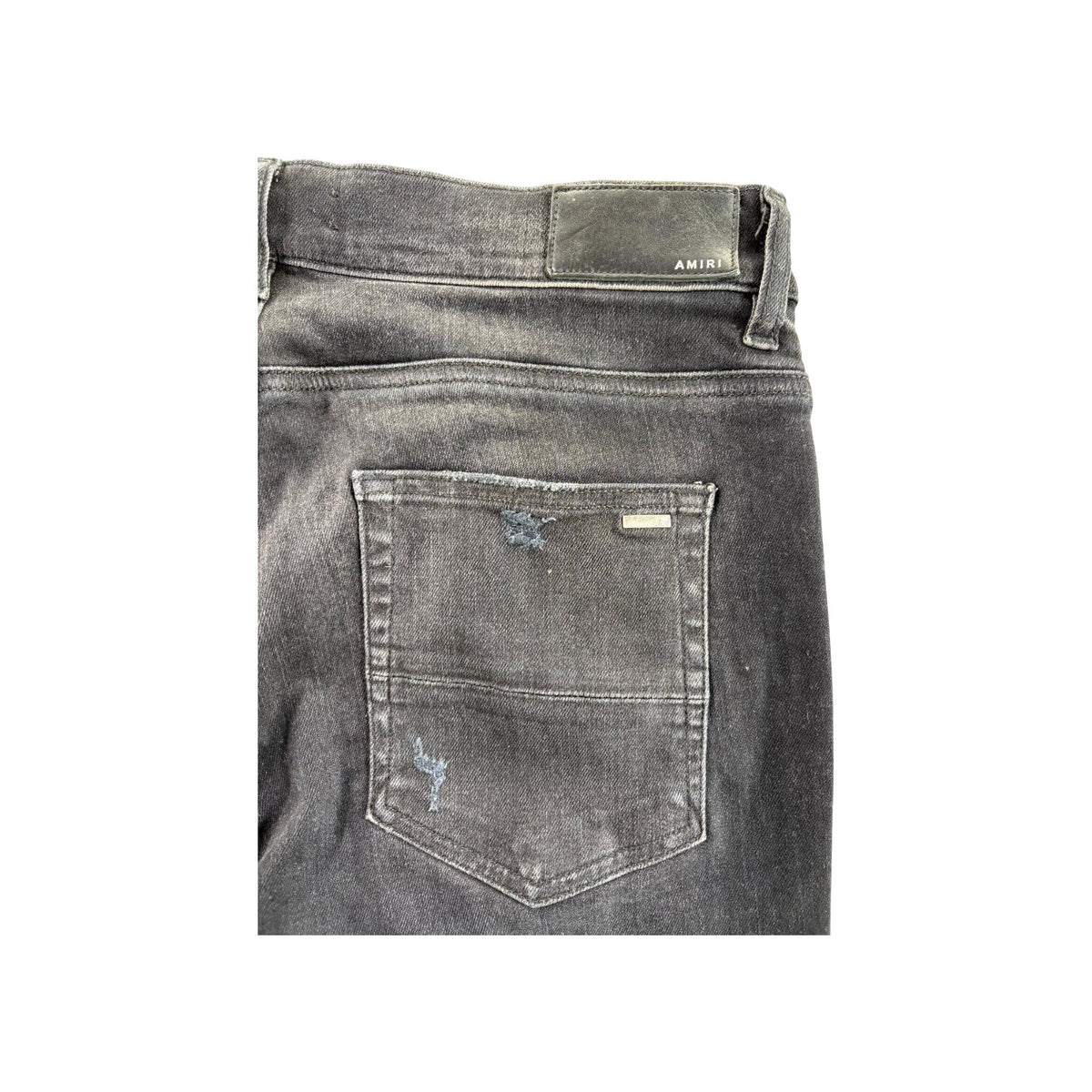 Amiri Vintage Paisley Patchwork Black Wash Jeans