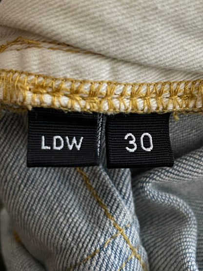 Purple Brand Light Wash Ripped Blue Jeans