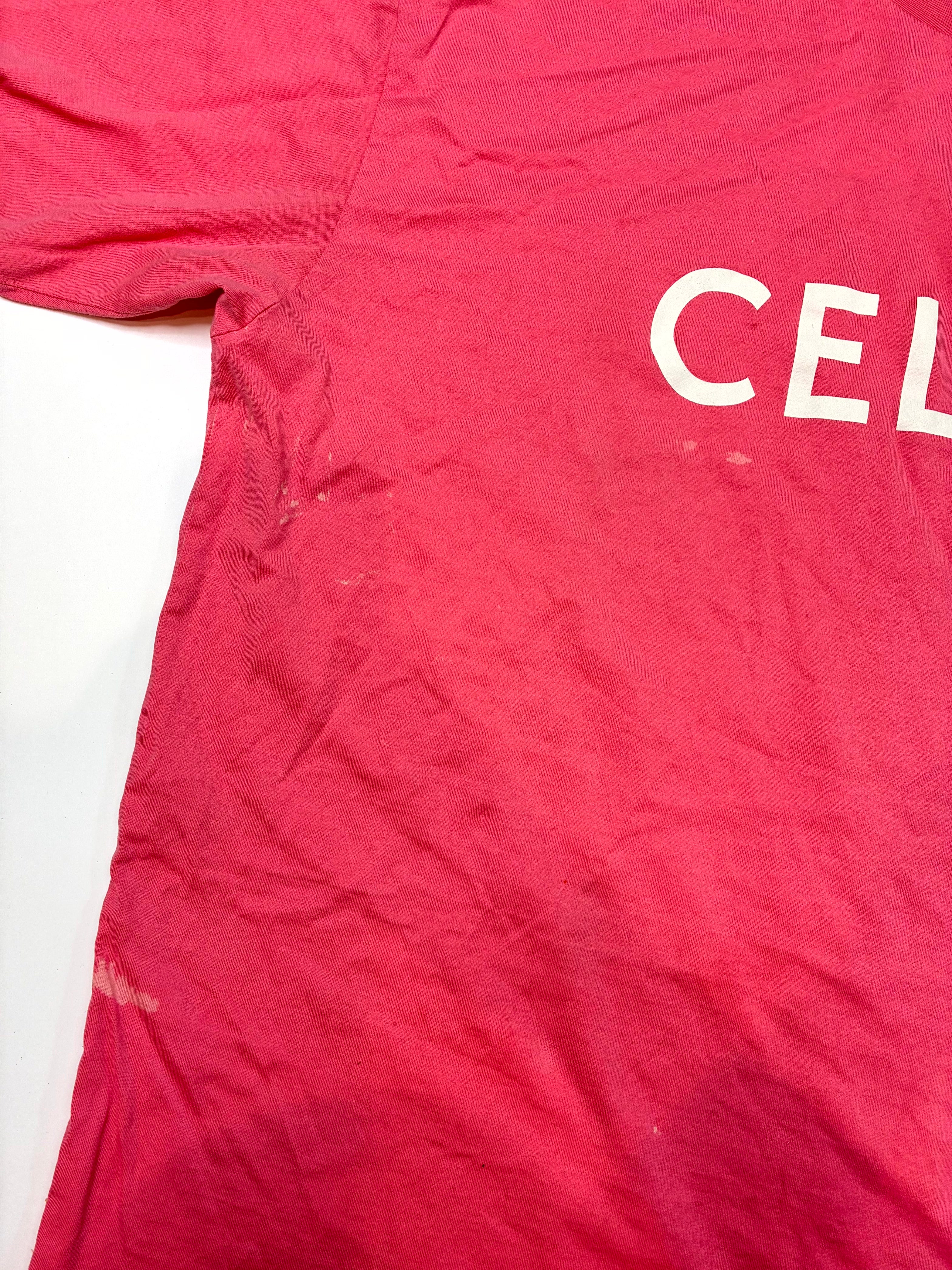 Celine Pink & White Tee