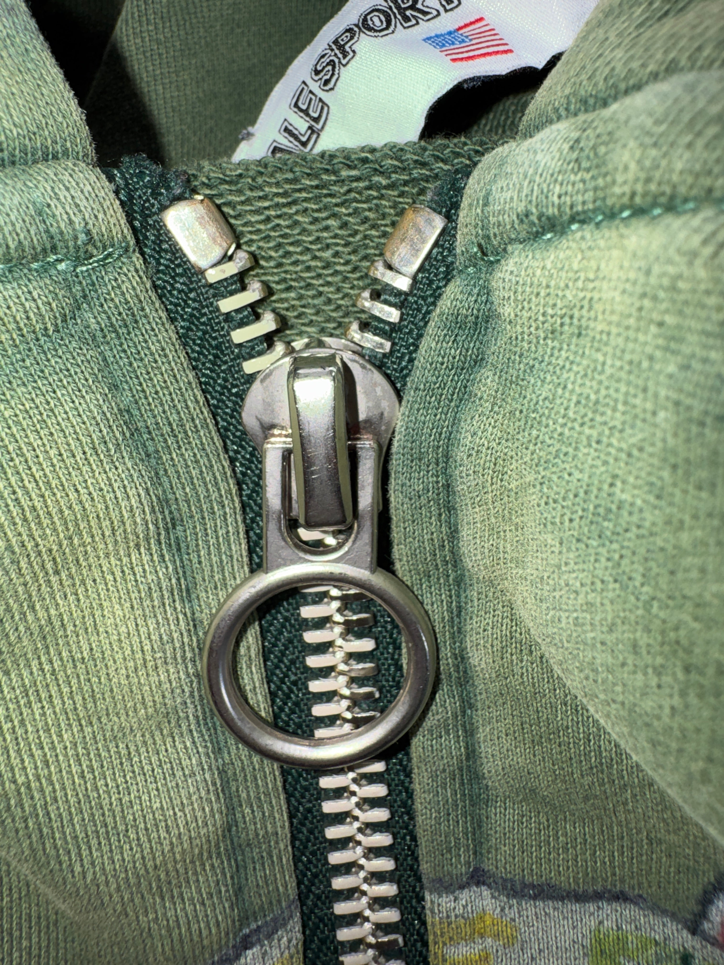 Vale Peace Corps Green Zip Up