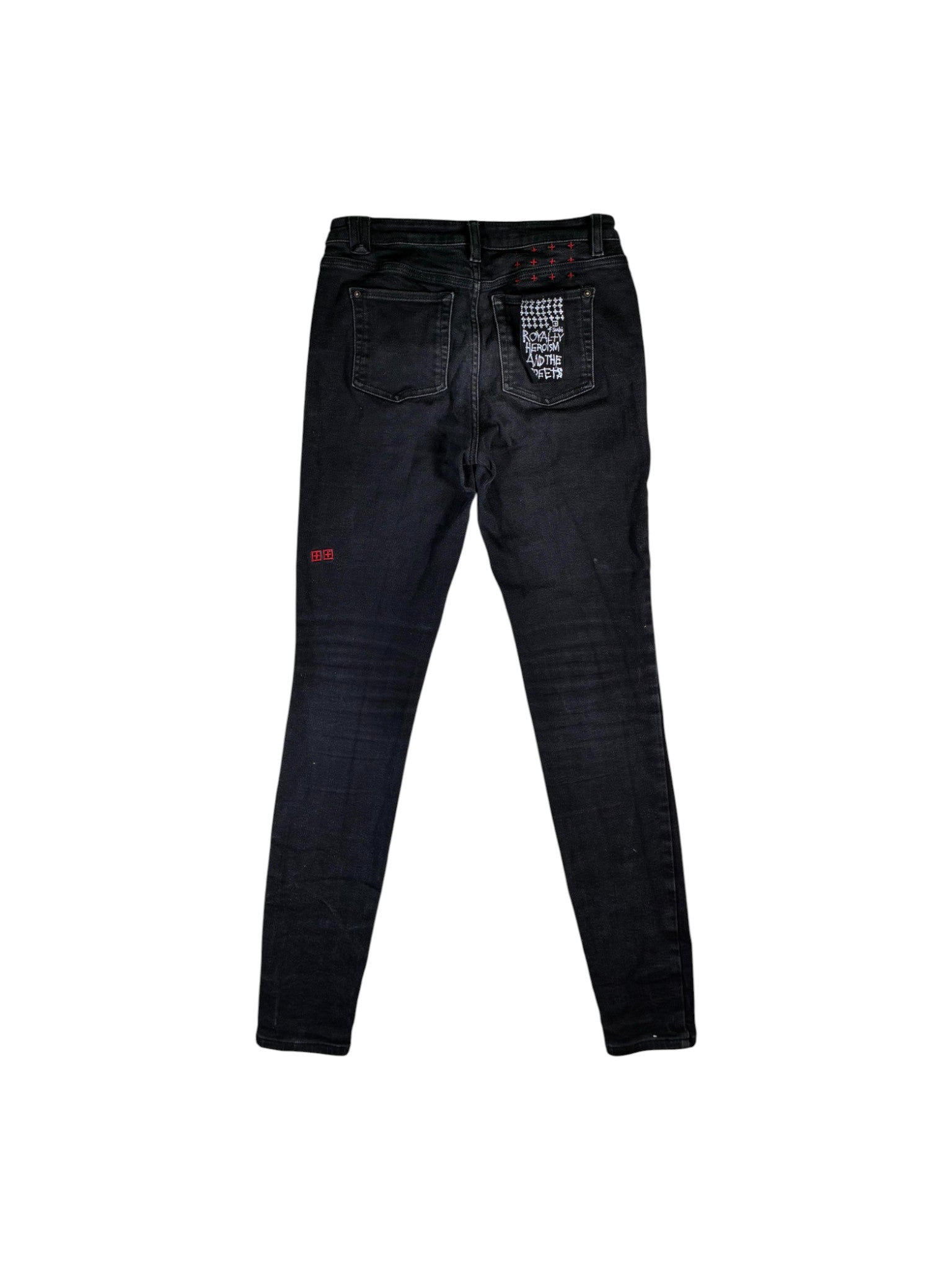Ksubi Black & Red Jeans