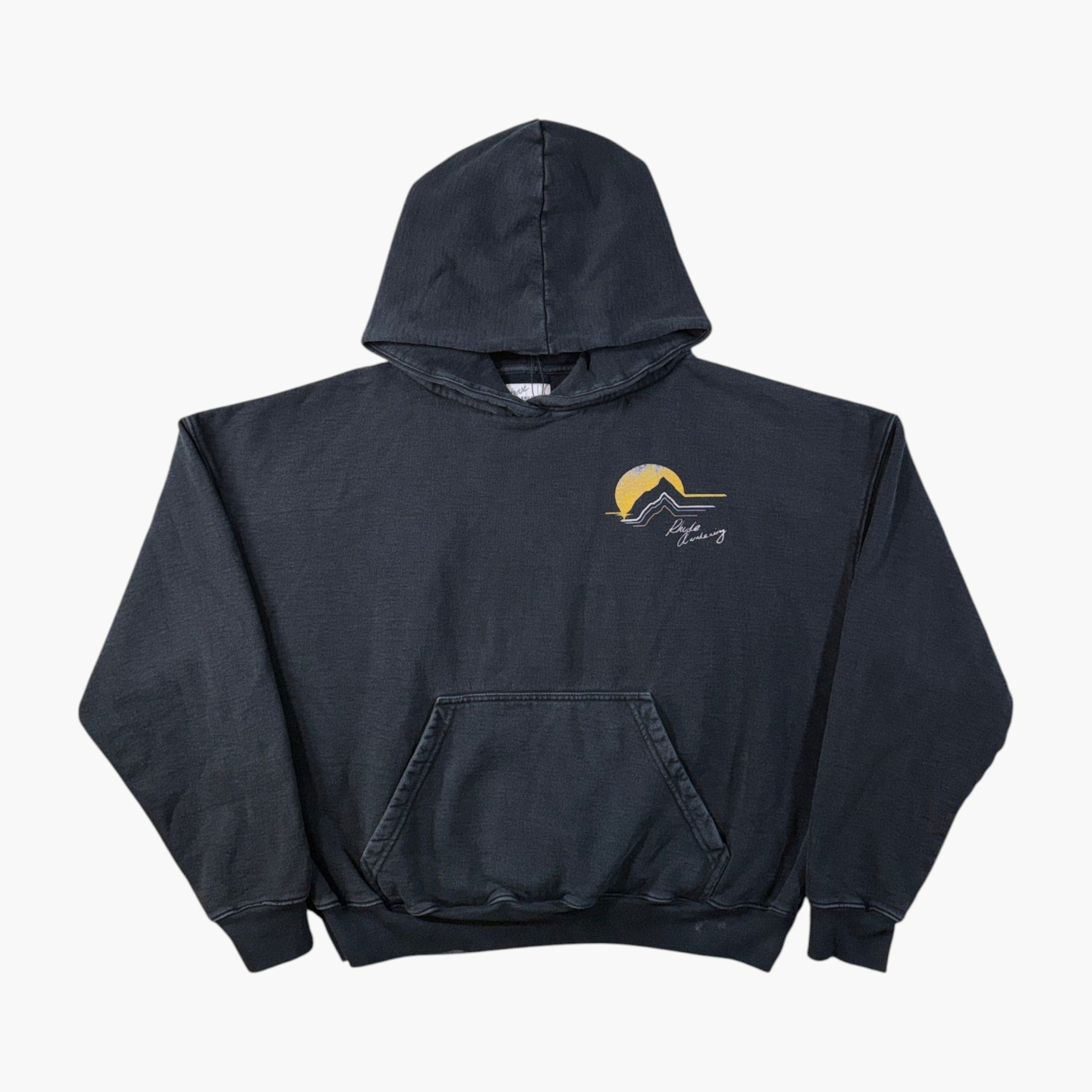 Rhude Mountain Sunset Navy Hoodie