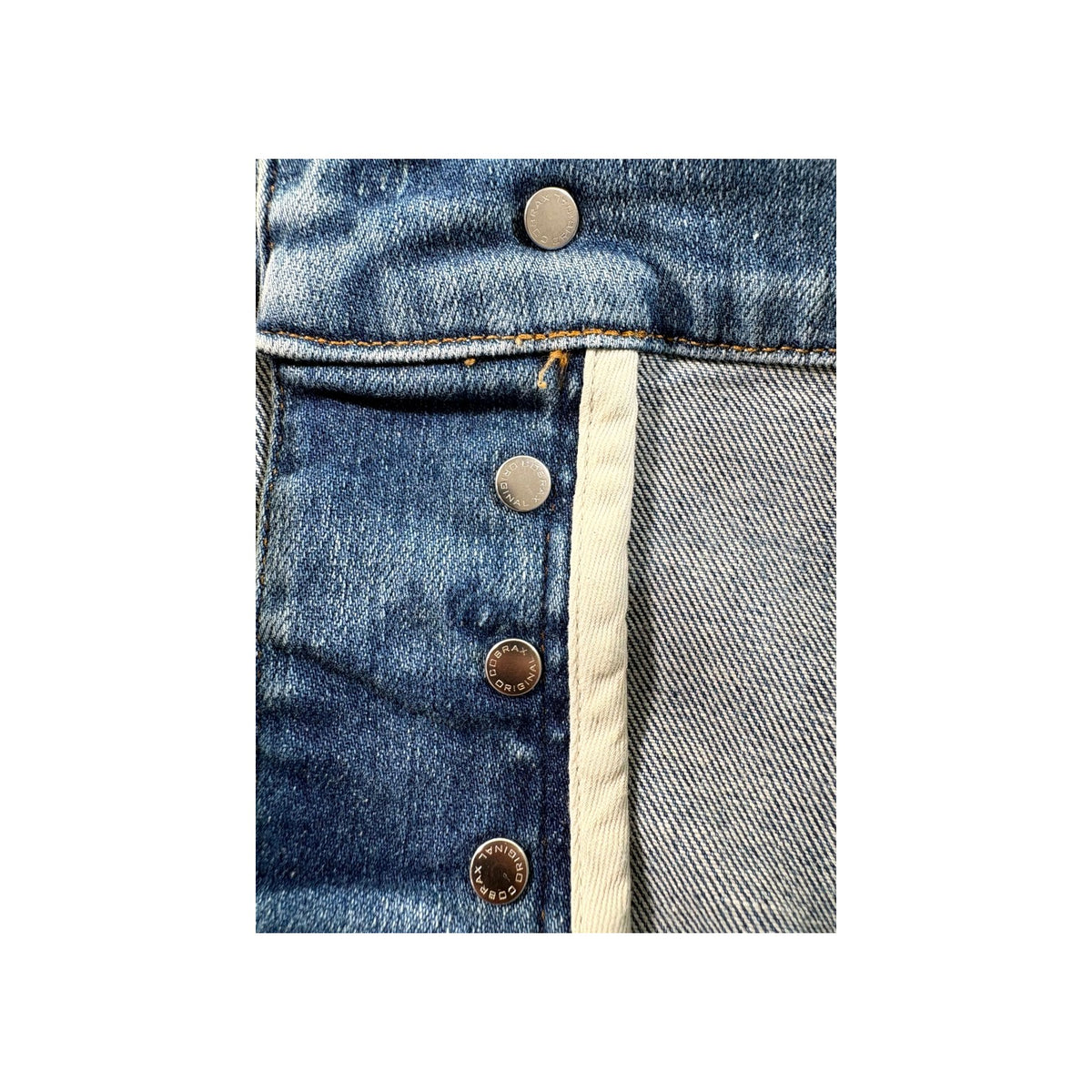Amiri Bee Patch "MX2" Light Wash Jeans
