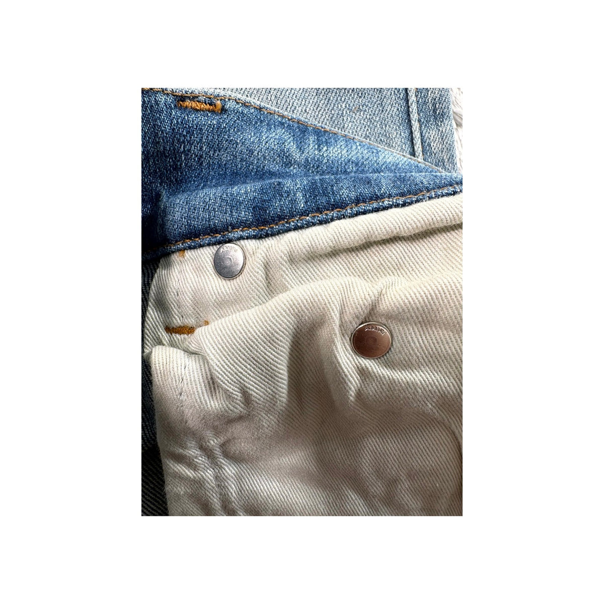 Amiri Bee Patch "MX2" Light Wash Jeans