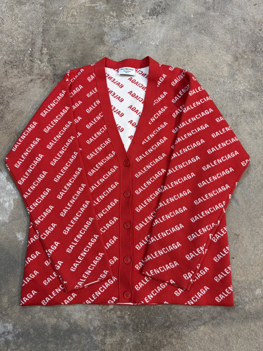 Balenciaga Cardigan Red 2 (Medium) New