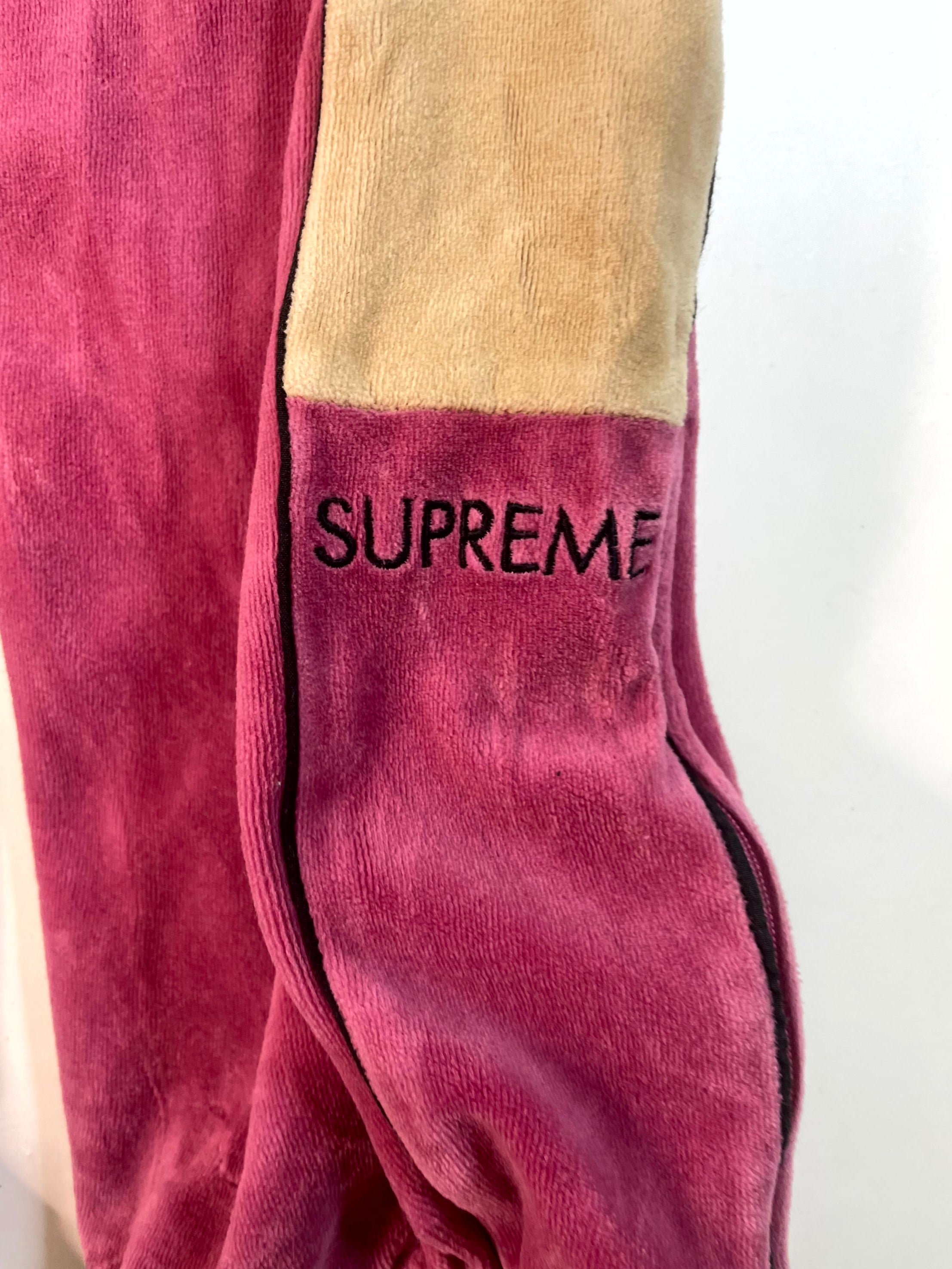 Supreme Velor Pink Sweatpants