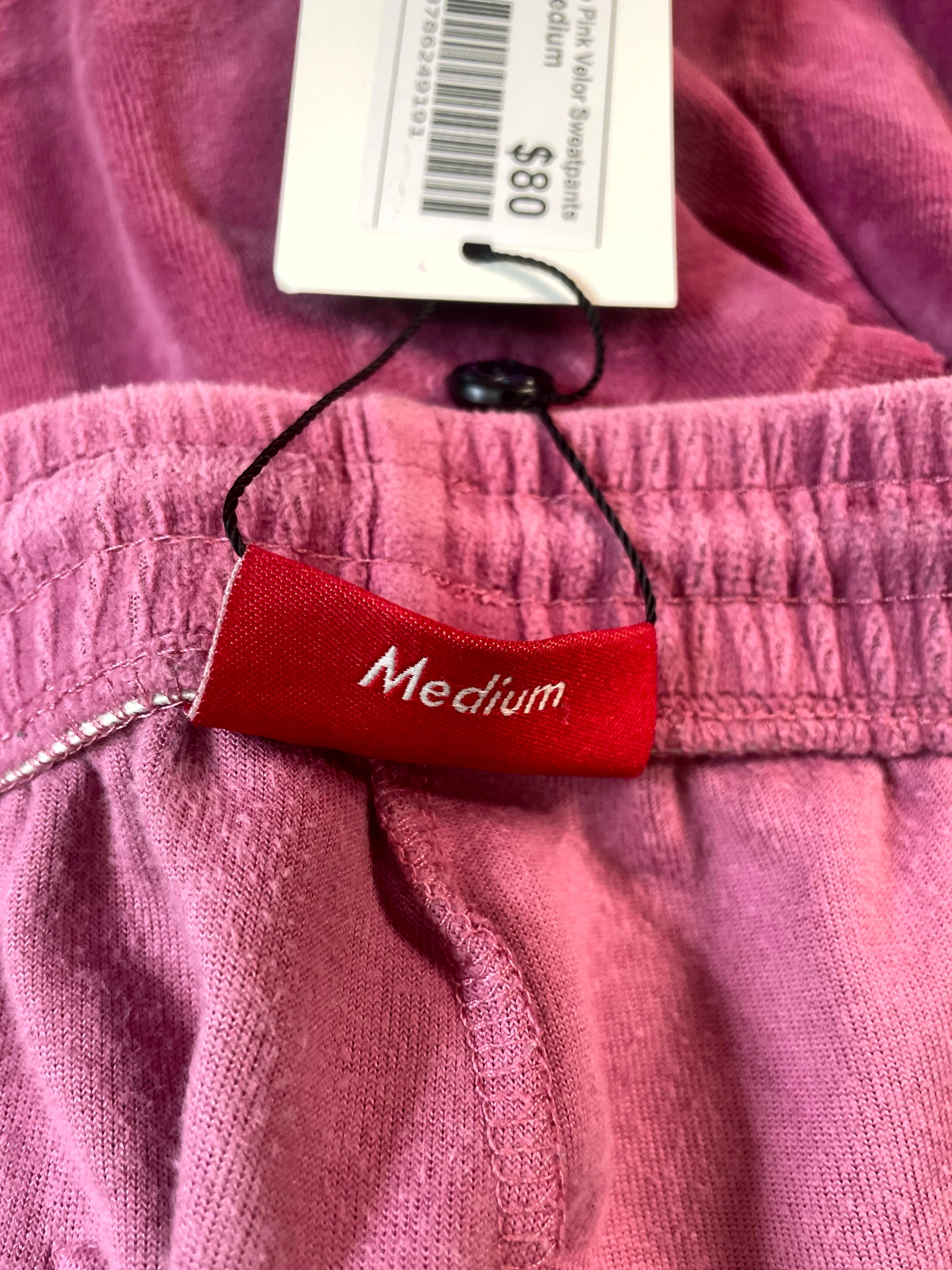 Supreme Velor Pink Sweatpants