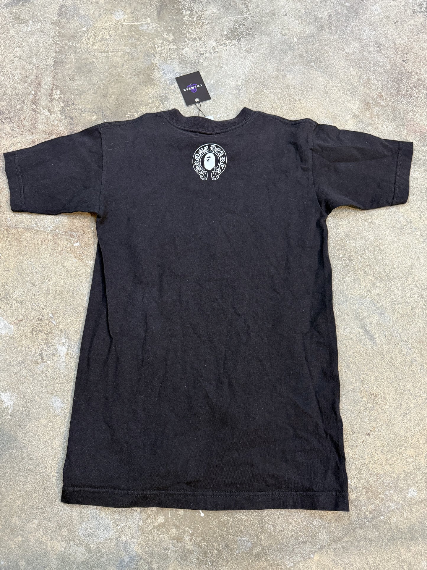 Chrome Hearts BAPE Baby Milo Tee Black Used Small