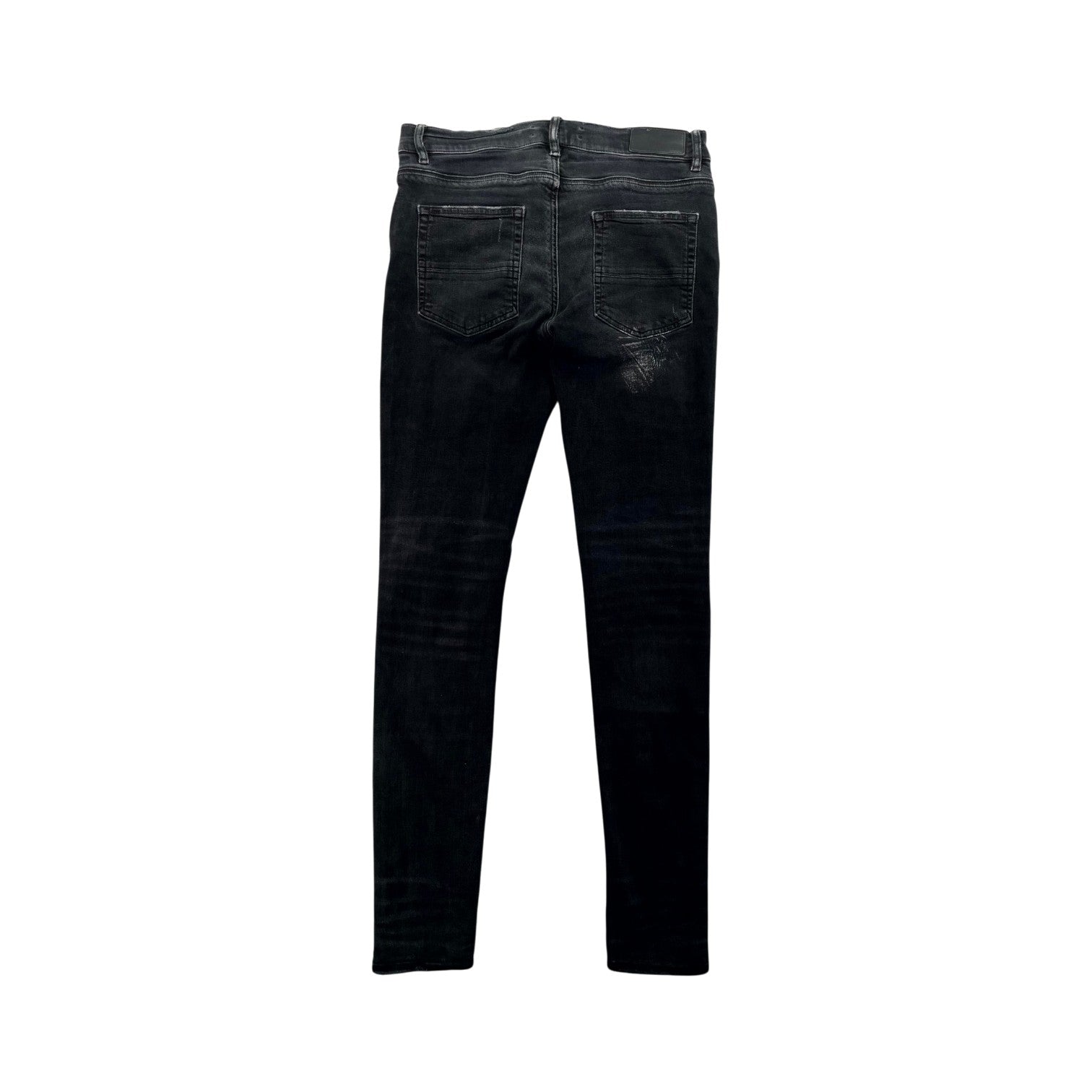 Amiri "MX1" Faded Patch (Repaired) Black Jeans