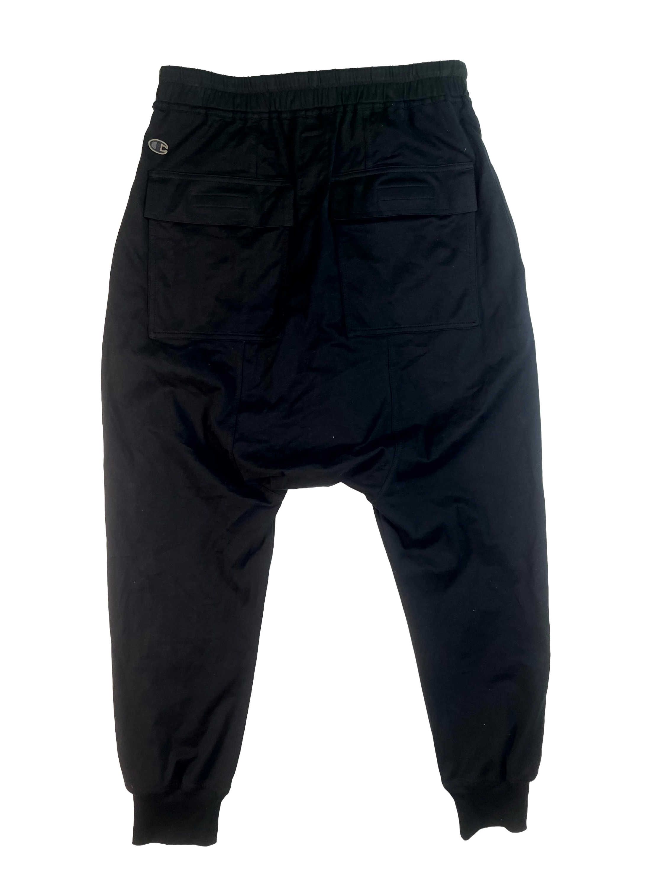 Rick Owens Champion Pentagram Black Sweats