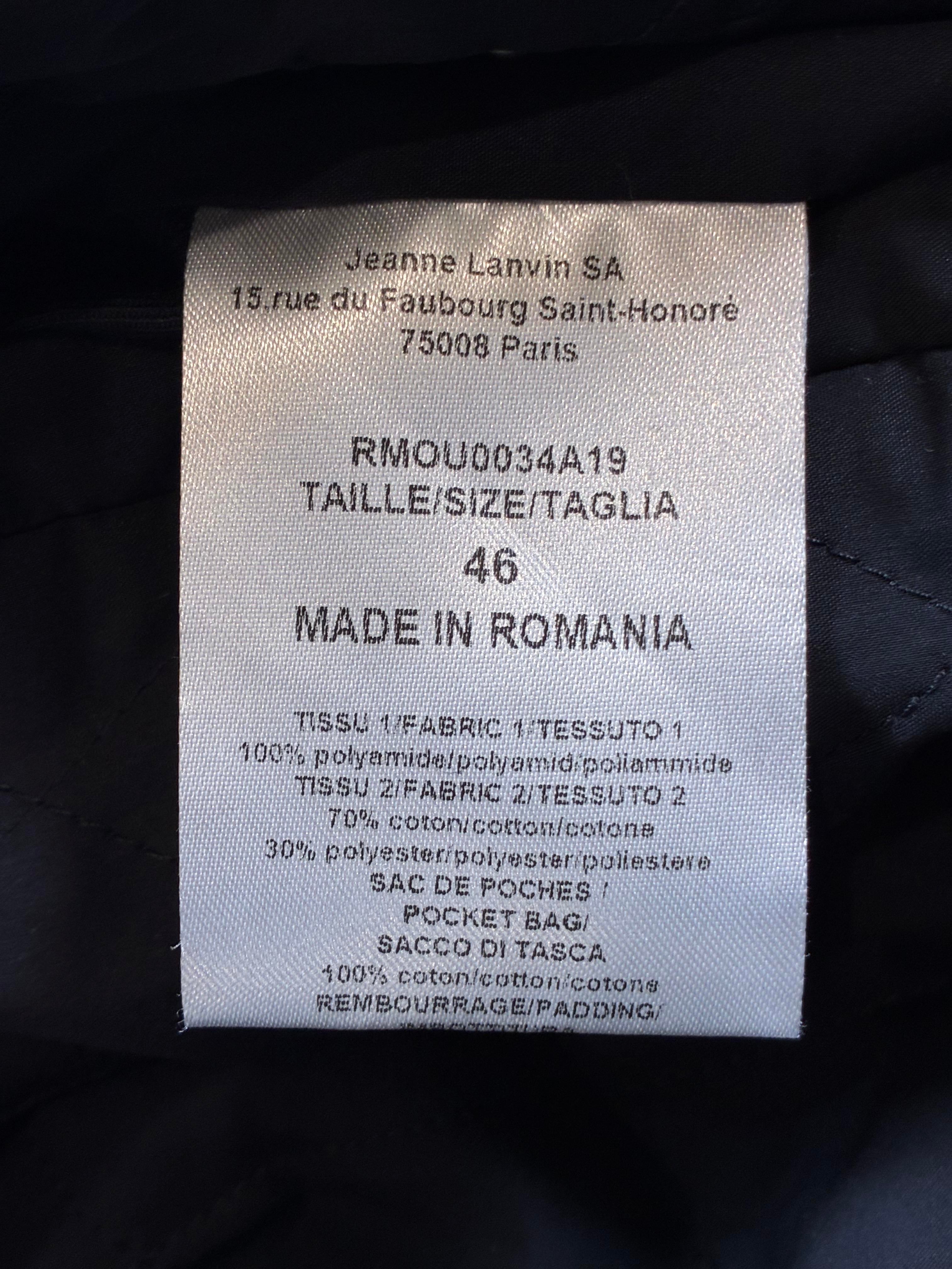 Lanvin Grey Bomber Jacket