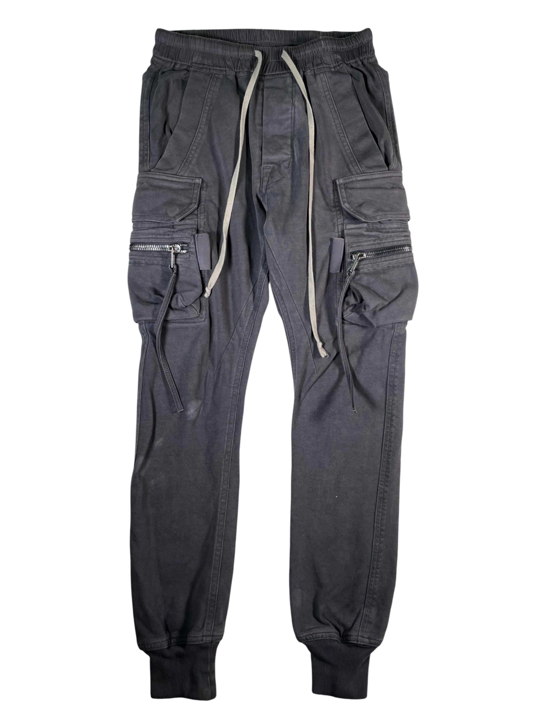 Rick Owens Grey Cargo Pants