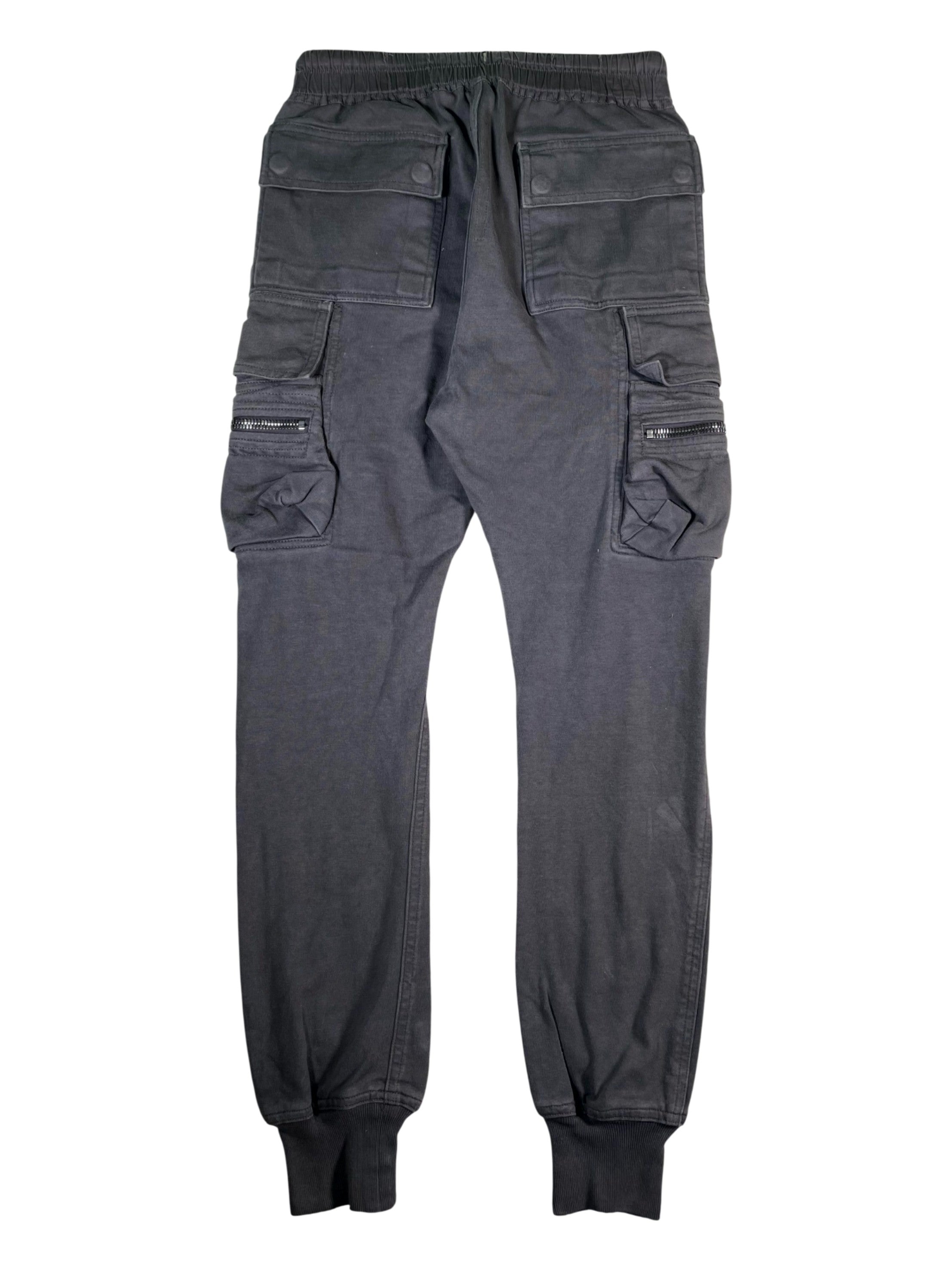 Rick Owens Grey Cargo Pants