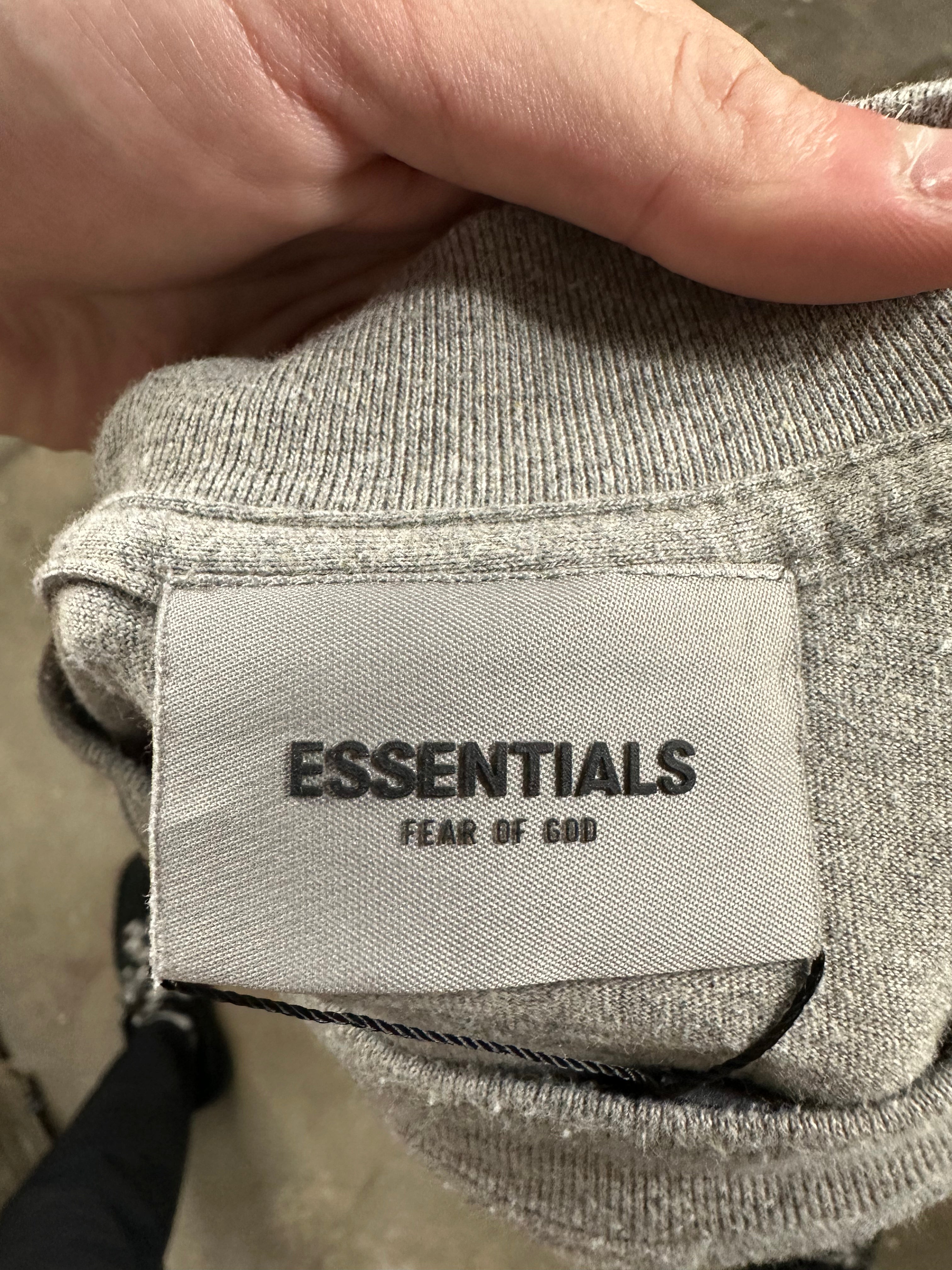 Essentials LS Dark Oatmeal Used Large