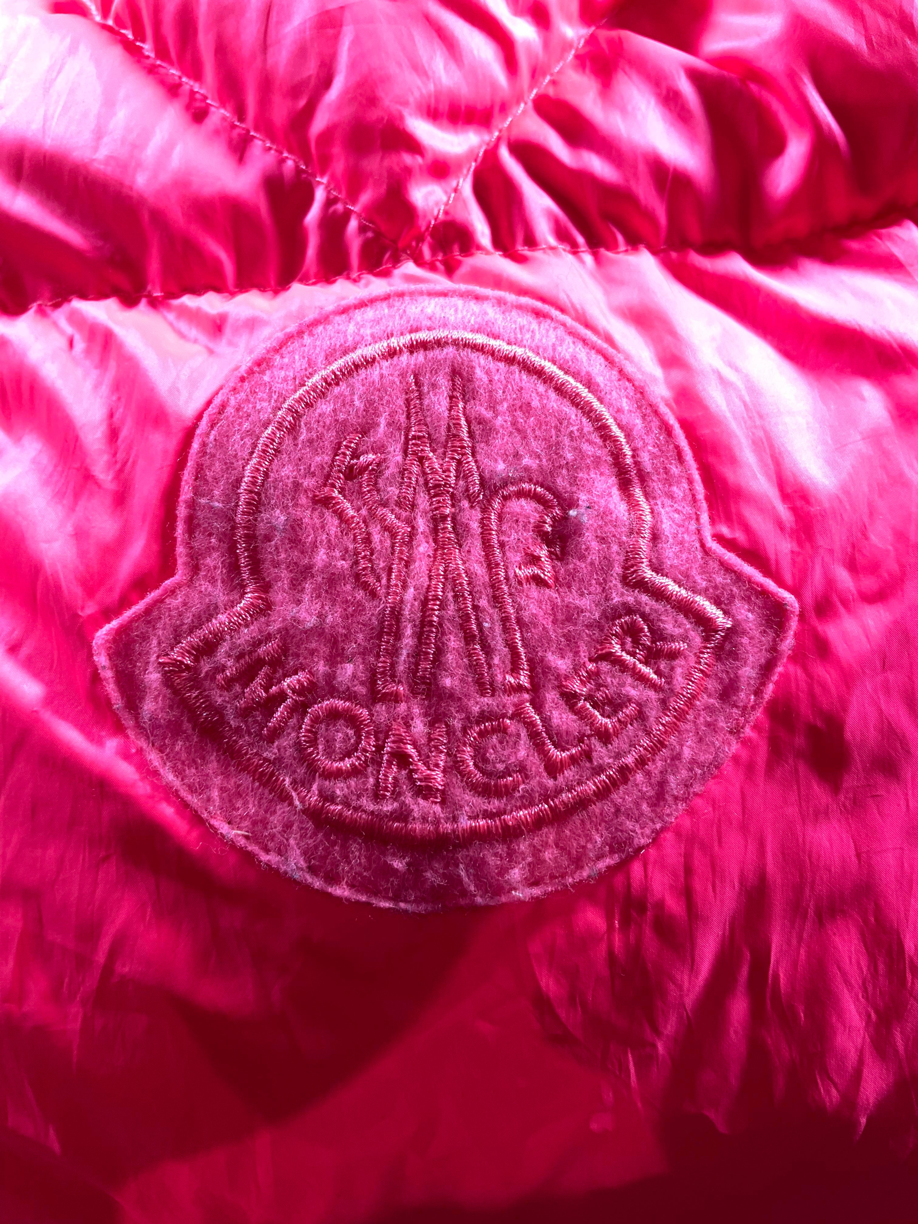 Moncler Pink Puffer Coat