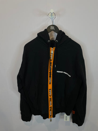 Heron Preston Zip Up Black Orange Used Medium