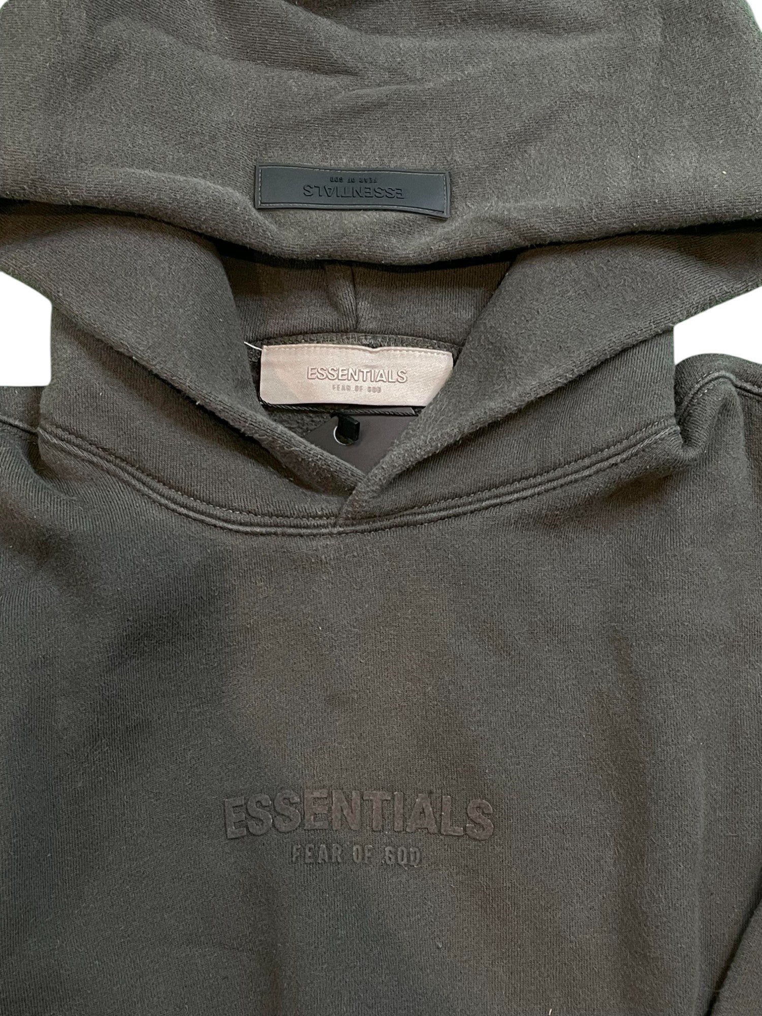 Essentials Olive Relax Fit Hoodie