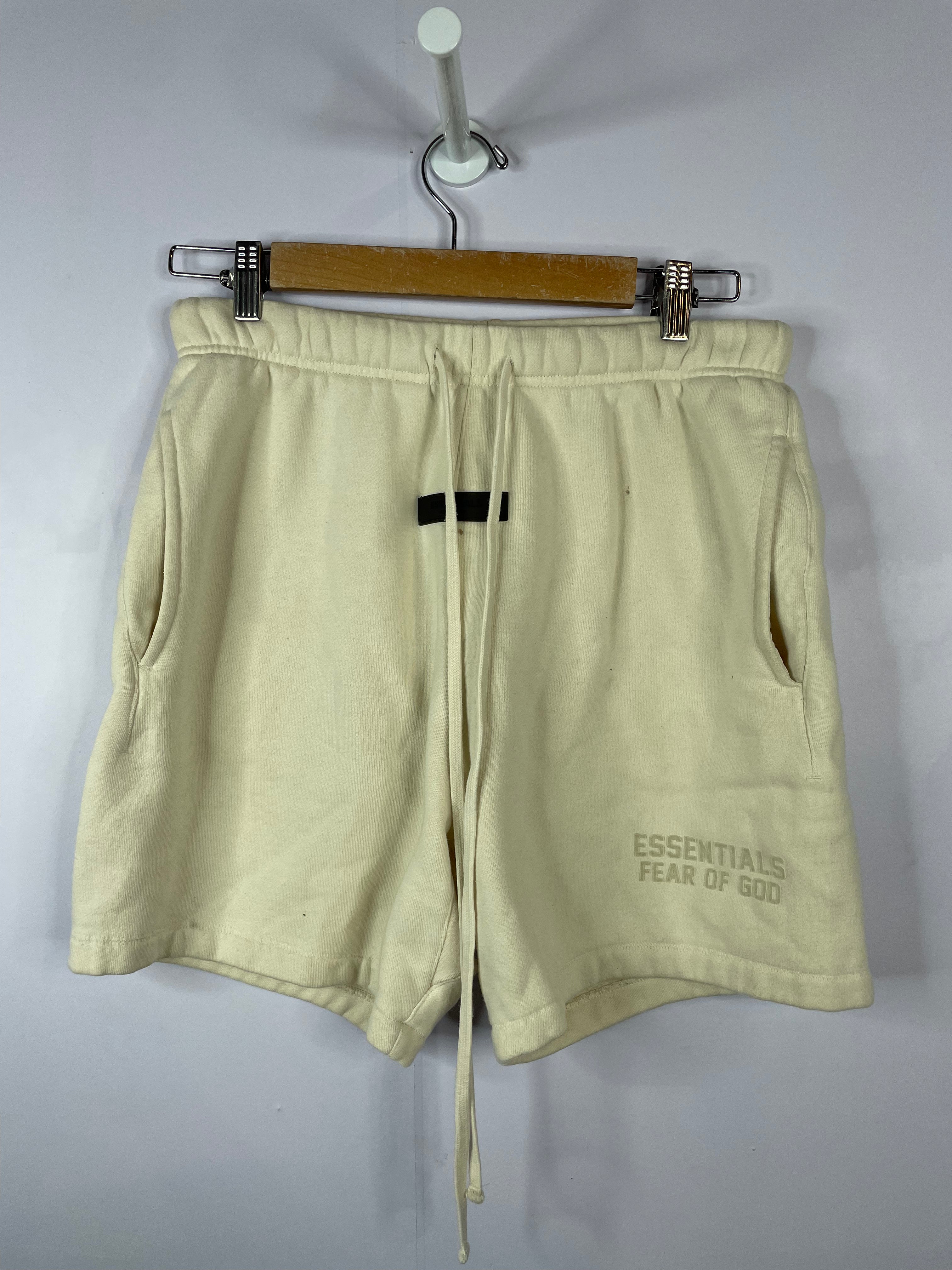 Essentials Cream Sweat Shorts